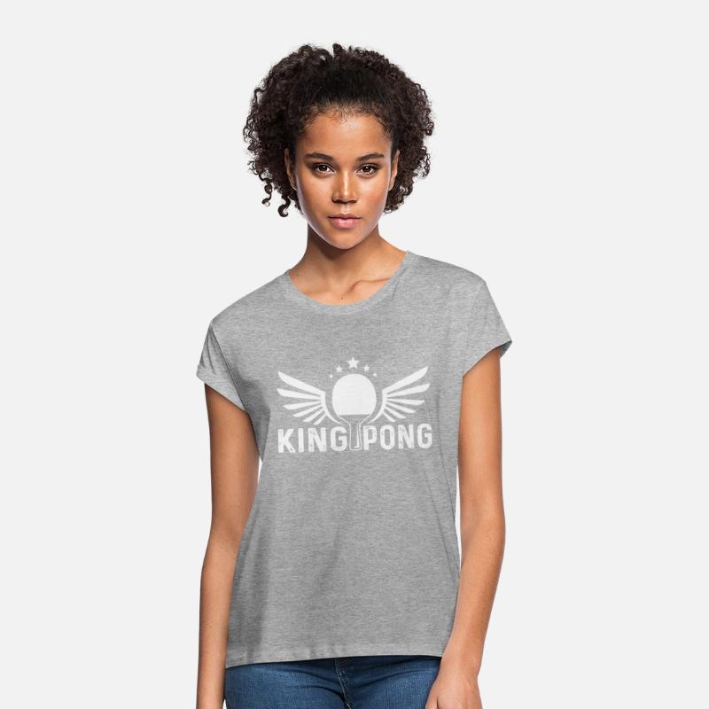 Funny Ping Pong Distressed King Pong Table Tennis