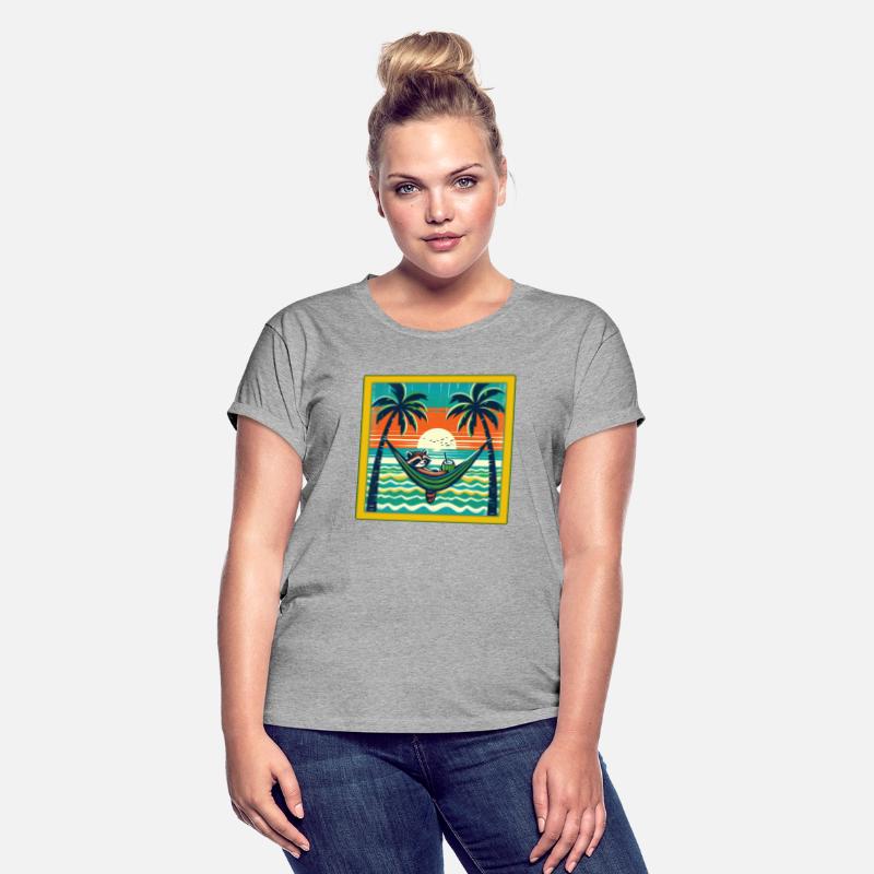 Funny Raccoon Beach Holiday Design