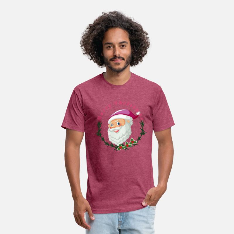 Funny Retro Vintage Pink Santa Claus Tee