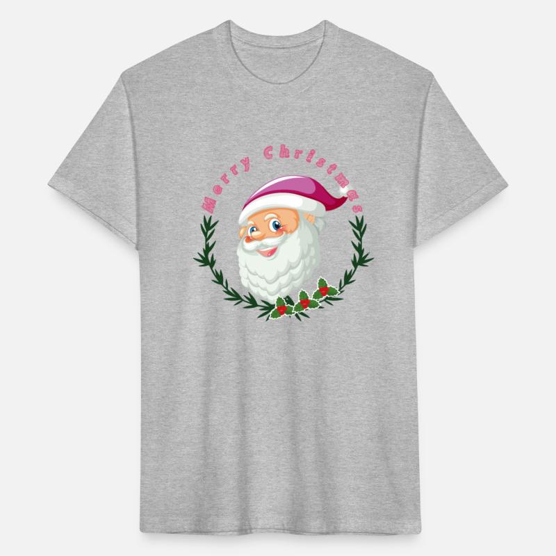 Funny Retro Vintage Pink Santa Claus Tee