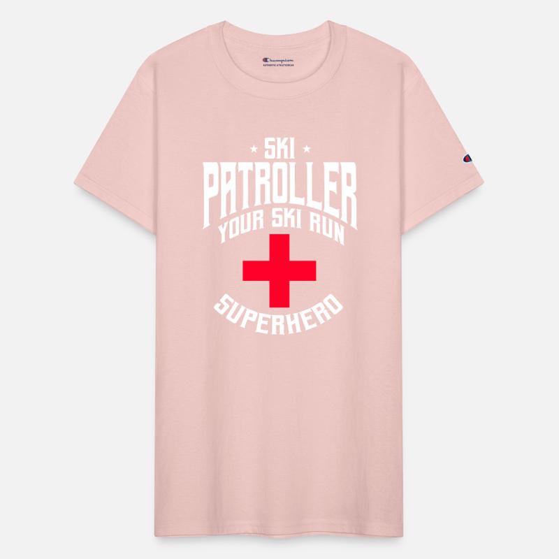 Funny Ski Patroller Slope Emergency