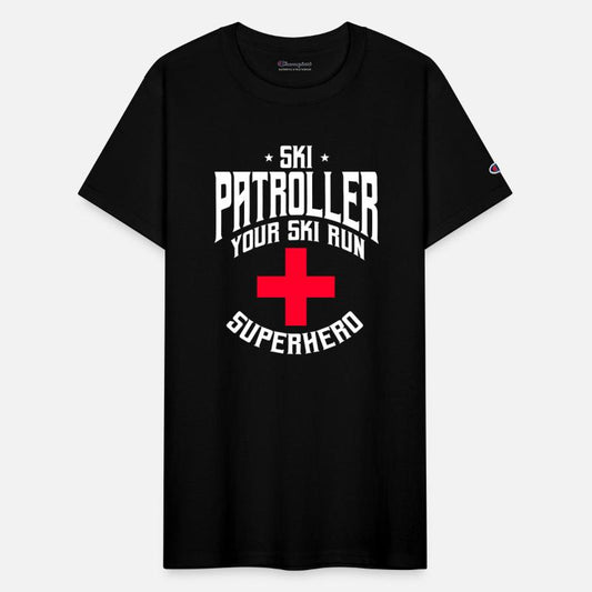 Funny Ski Patroller Slope Emergency