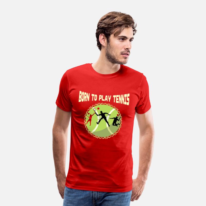 FUNNY TENNIS DAD QUOTE BORN TO PLAY TENNIS BALL