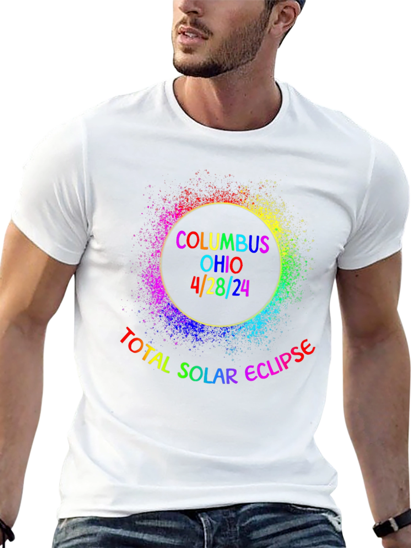 Columbus Ohio 4/28/24 Total Solar Eclipse T-Shirt
