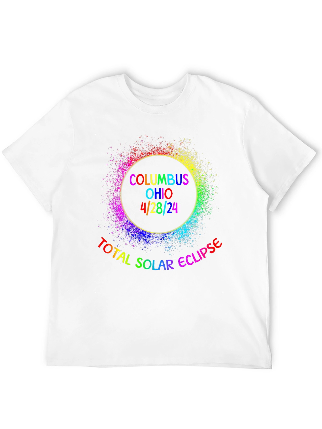 Columbus Ohio 4/28/24 Total Solar Eclipse T-Shirt