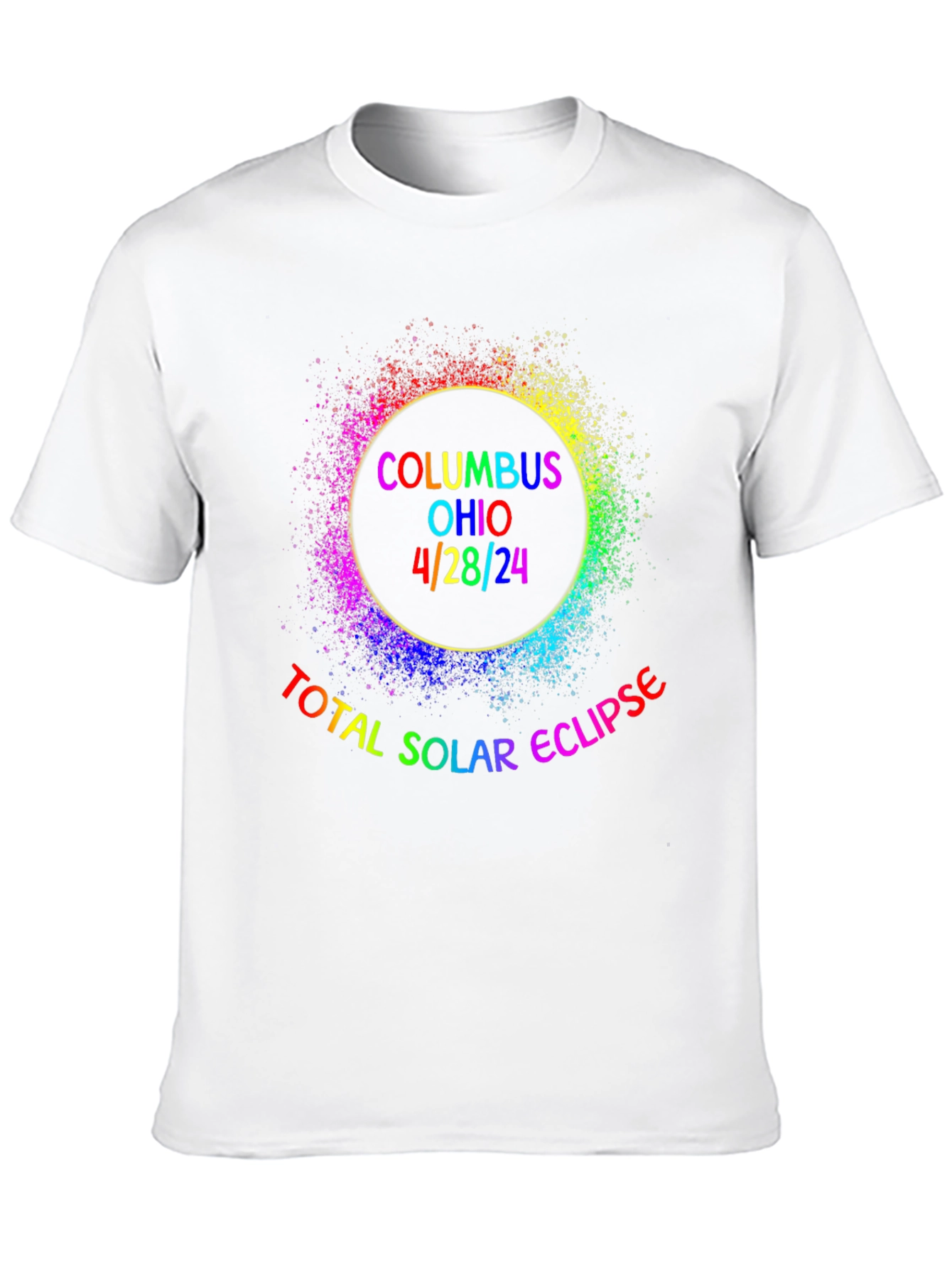 Columbus Ohio 4/28/24 Total Solar Eclipse T-Shirt