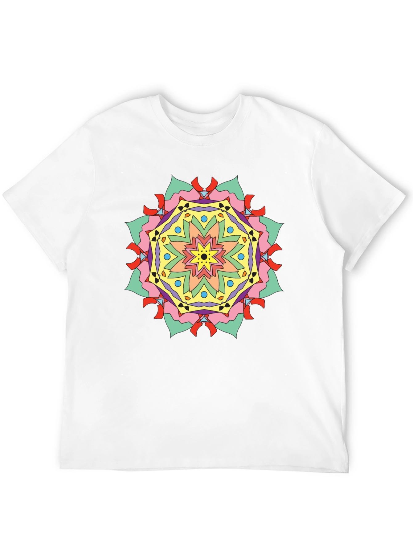 Geometric Mandala Graphic Tee