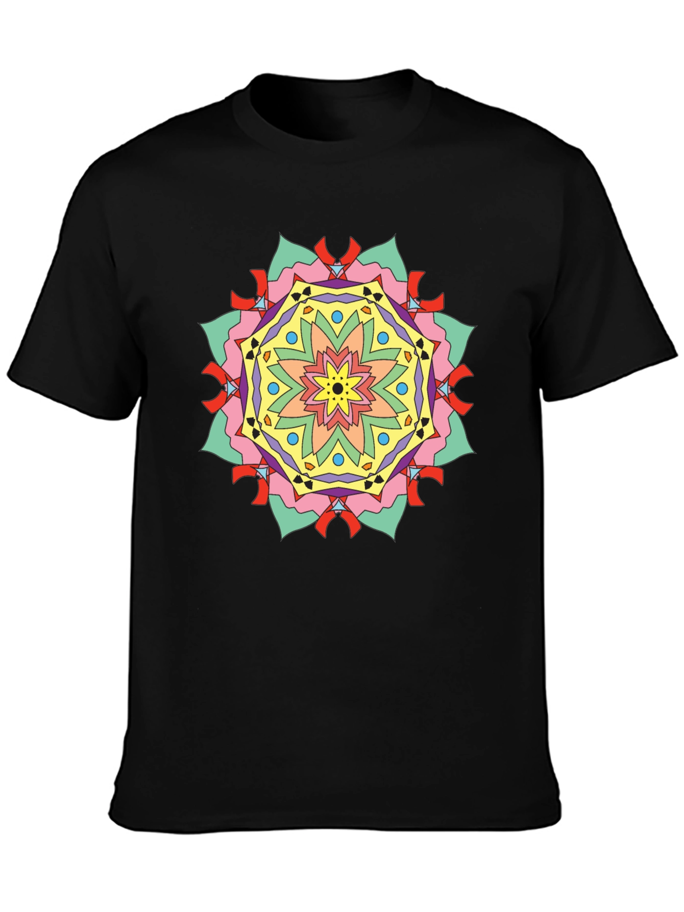 Geometric Mandala Graphic Tee
