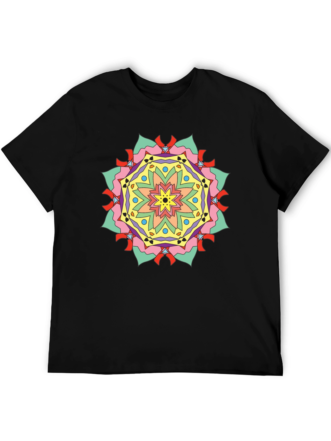 Geometric Mandala Graphic Tee