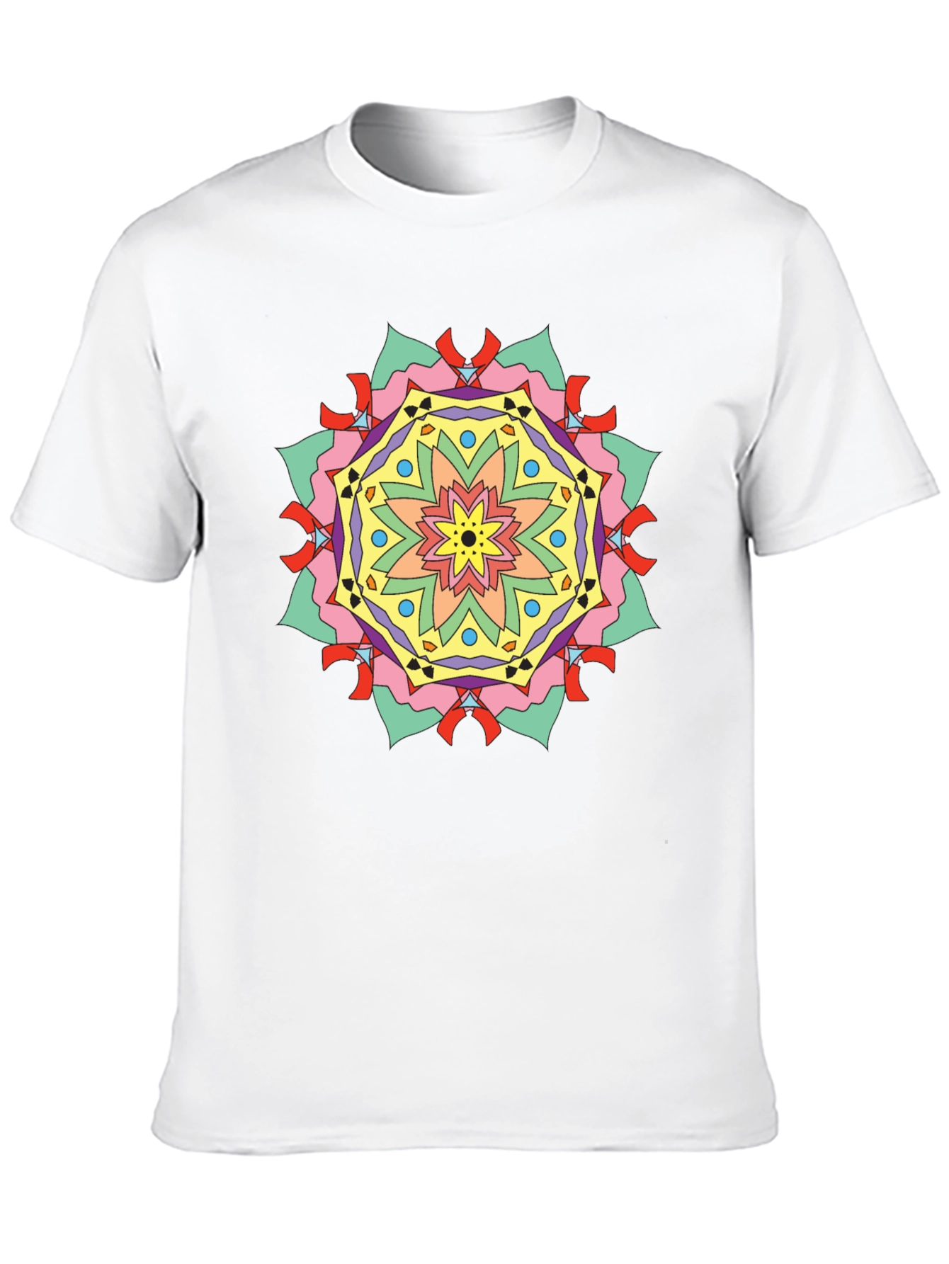 Geometric Mandala Graphic Tee