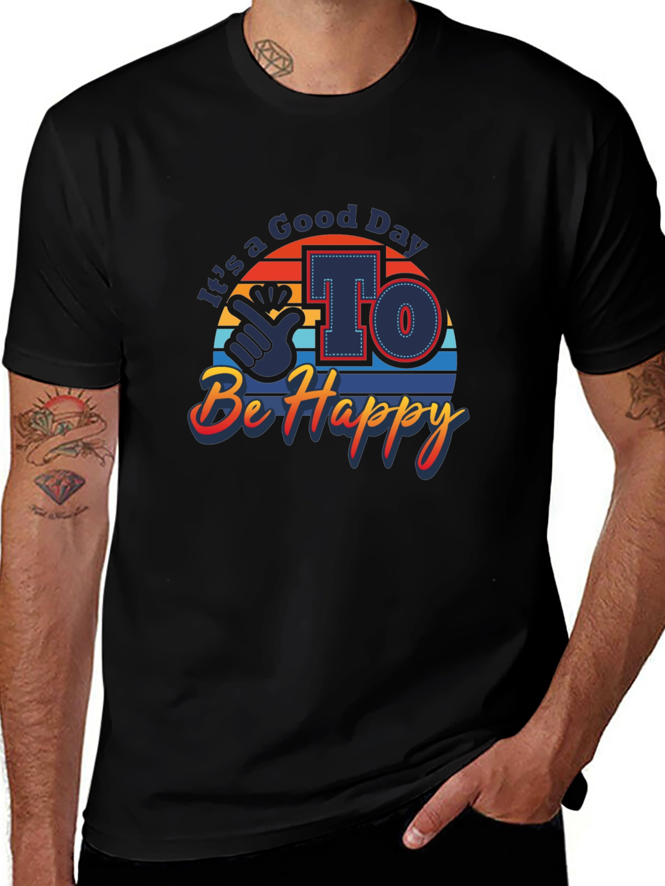 Good Day To Be Happy Graphic Tee