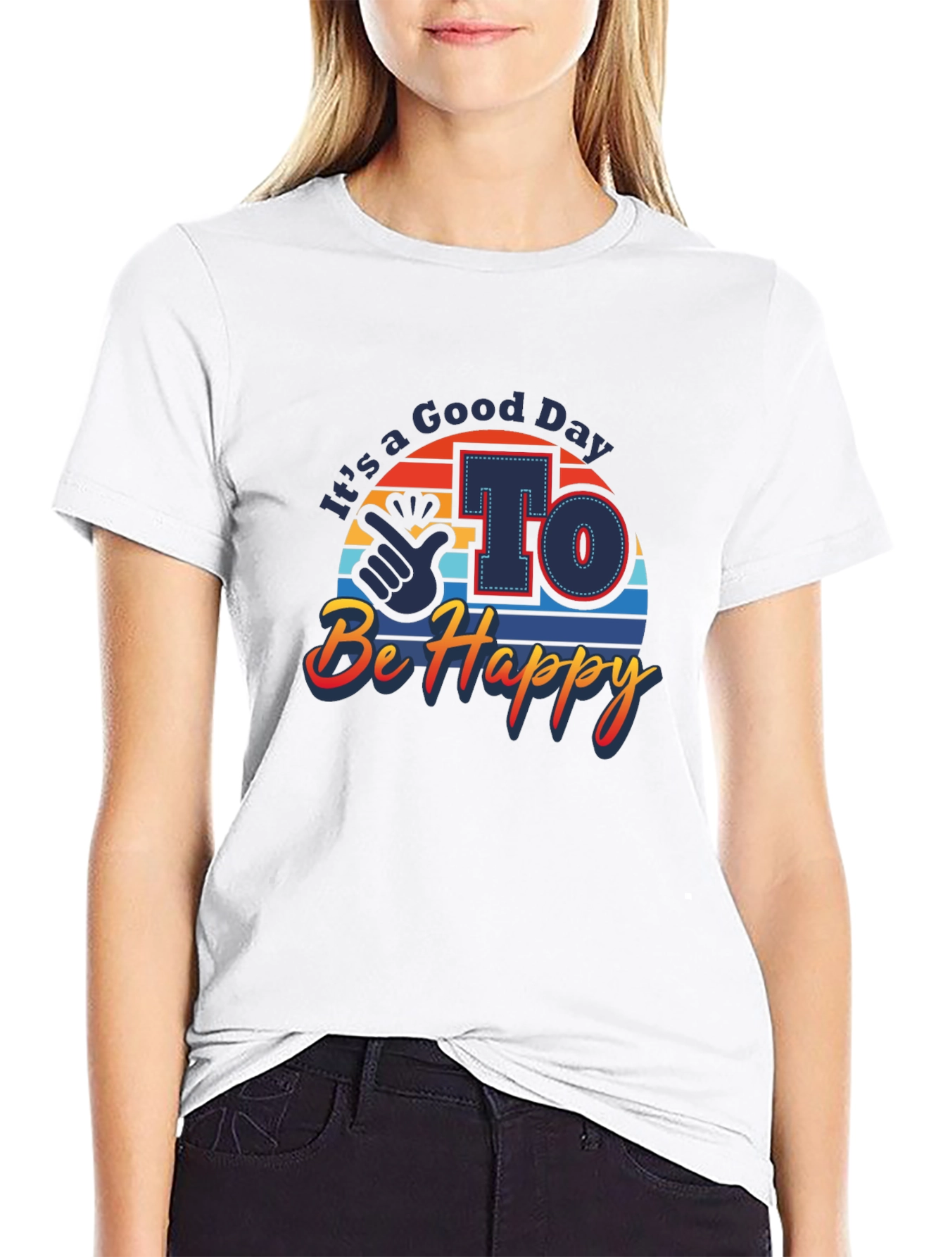 Good Day To Be Happy Graphic Tee