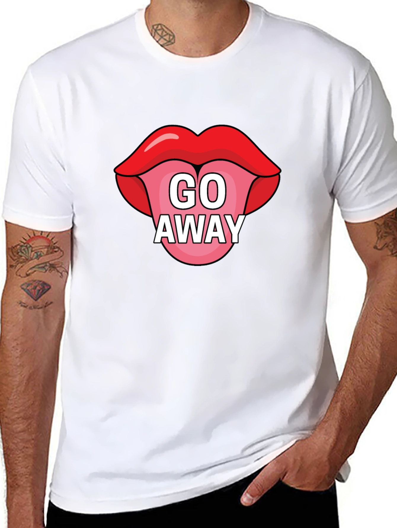 Go Away Graphic T-Shirt