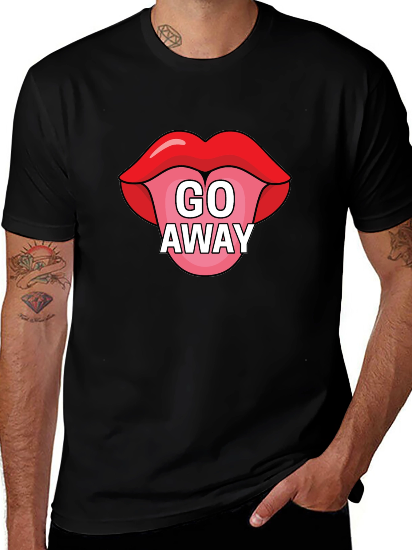 Go Away Graphic T-Shirt