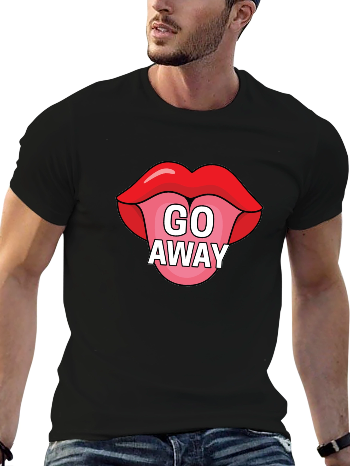 Go Away Graphic T-Shirt