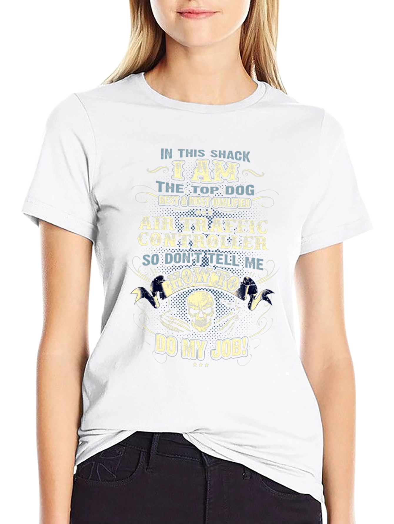Air Traffic Controller Top Dog T-Shirt – Funny ATC Graphic Tee Gift