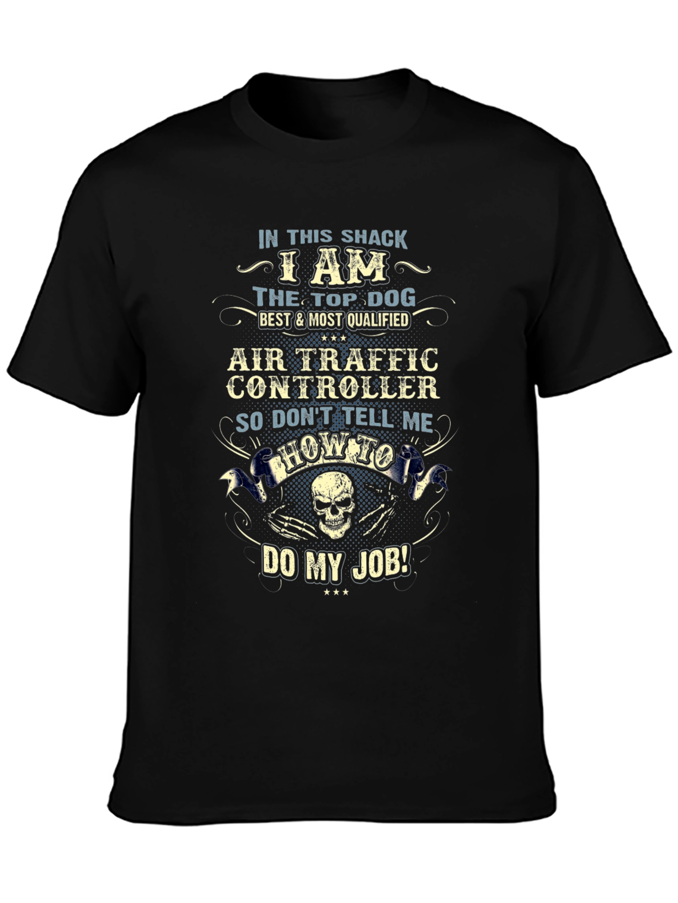 Air Traffic Controller Top Dog T-Shirt – Funny ATC Graphic Tee Gift