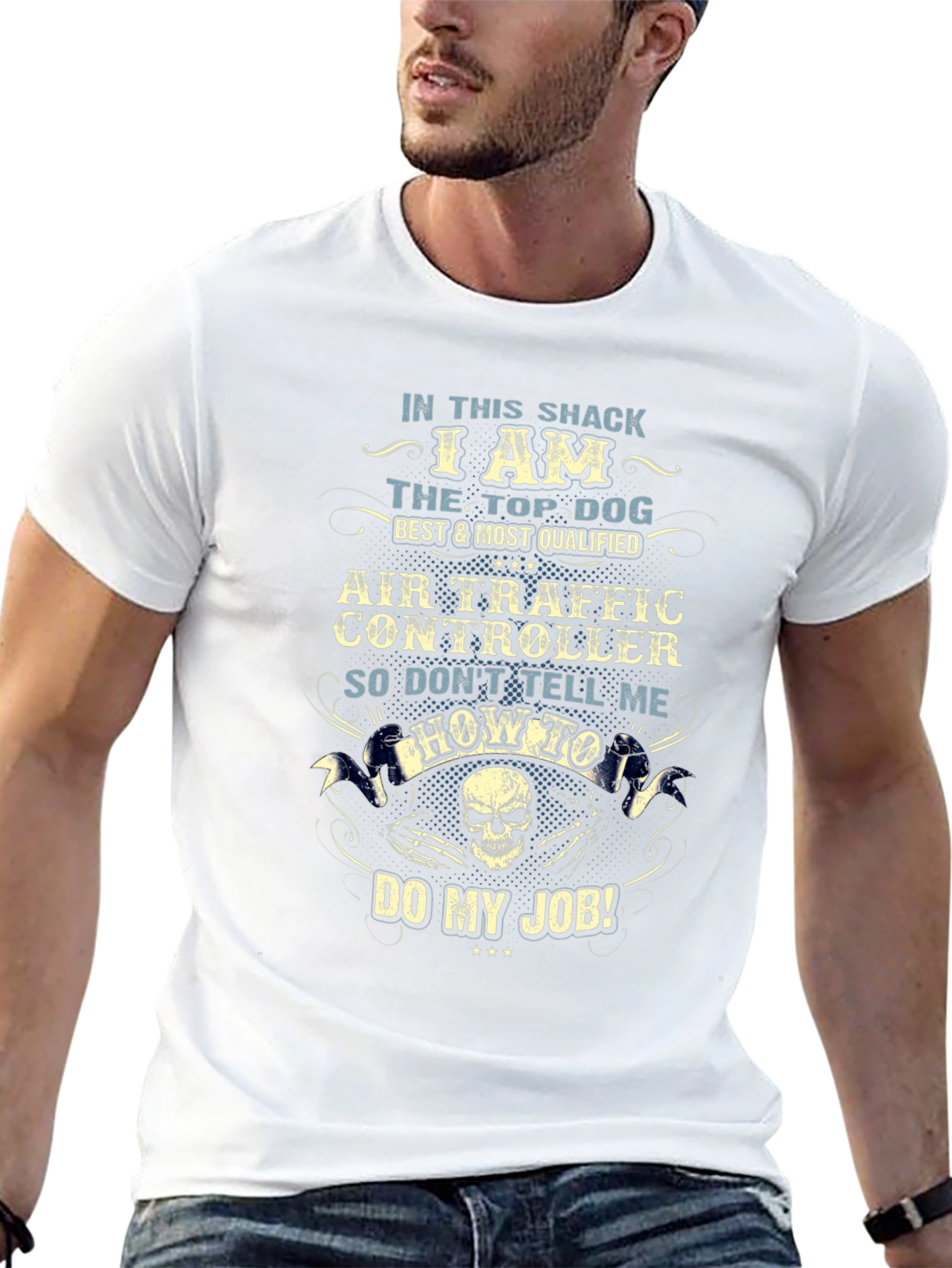 Air Traffic Controller Top Dog T-Shirt – Funny ATC Graphic Tee Gift