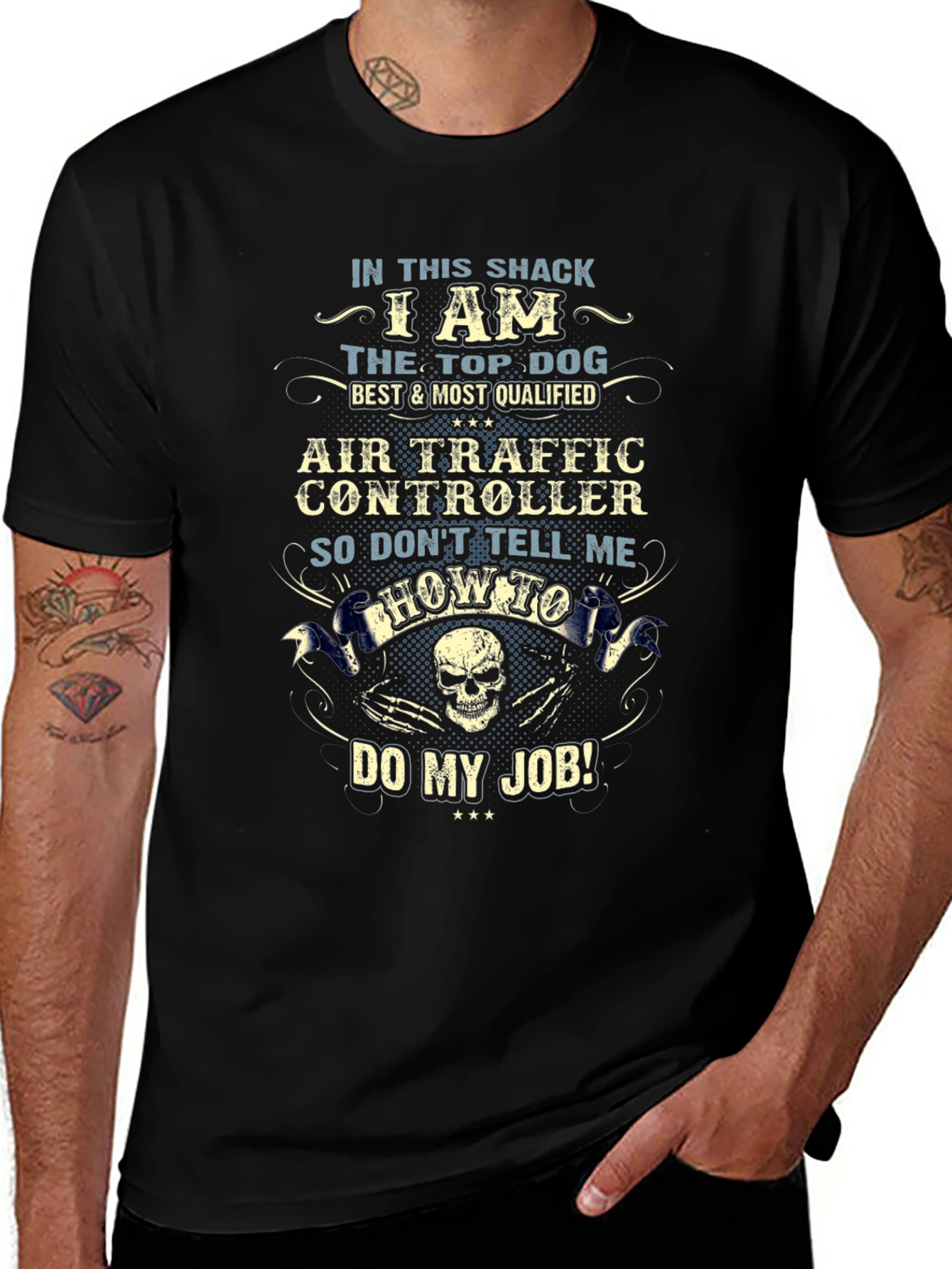 Air Traffic Controller Top Dog T-Shirt – Funny ATC Graphic Tee Gift
