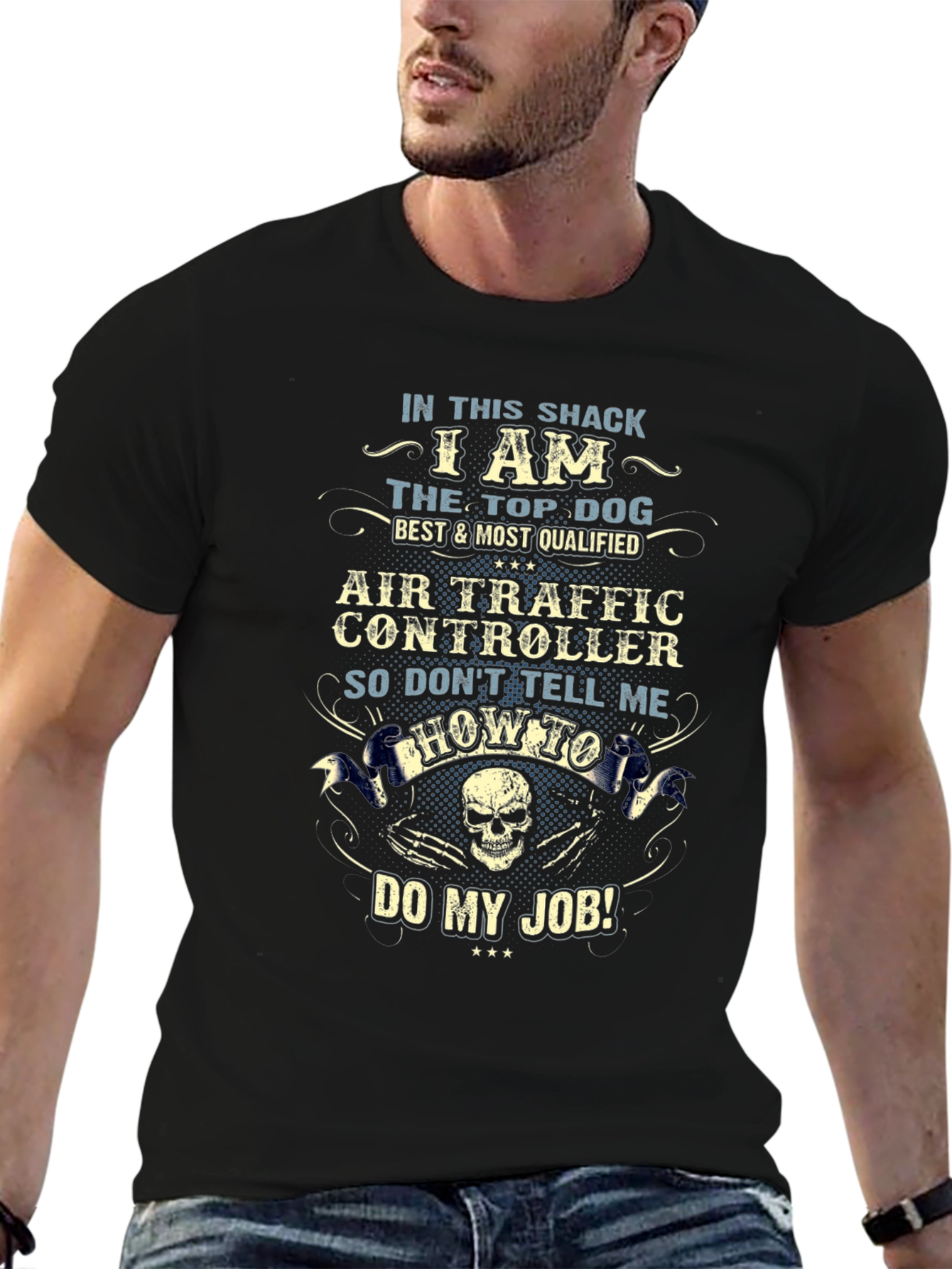 Air Traffic Controller Top Dog T-Shirt – Funny ATC Graphic Tee Gift