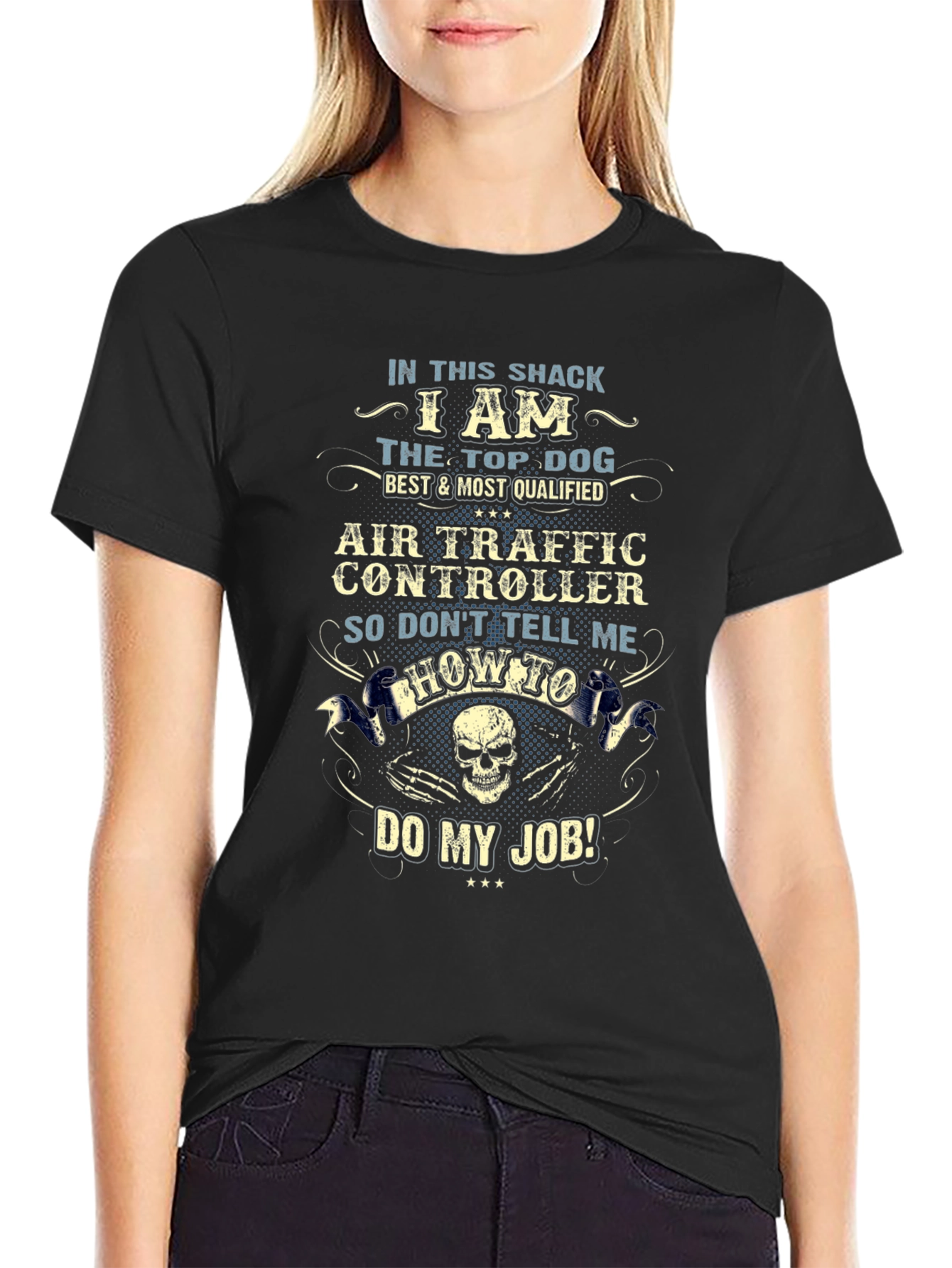 Air Traffic Controller Top Dog T-Shirt – Funny ATC Graphic Tee Gift