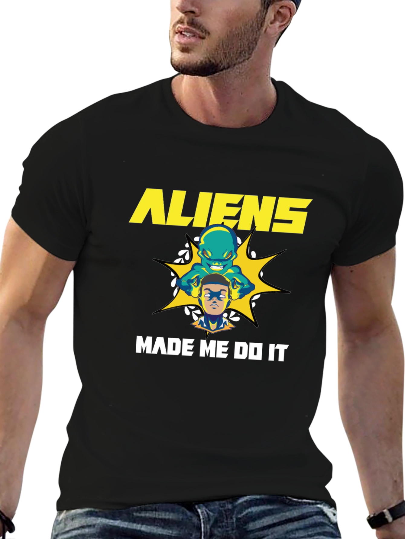 Aliens Made Me Do It Graphic Tee