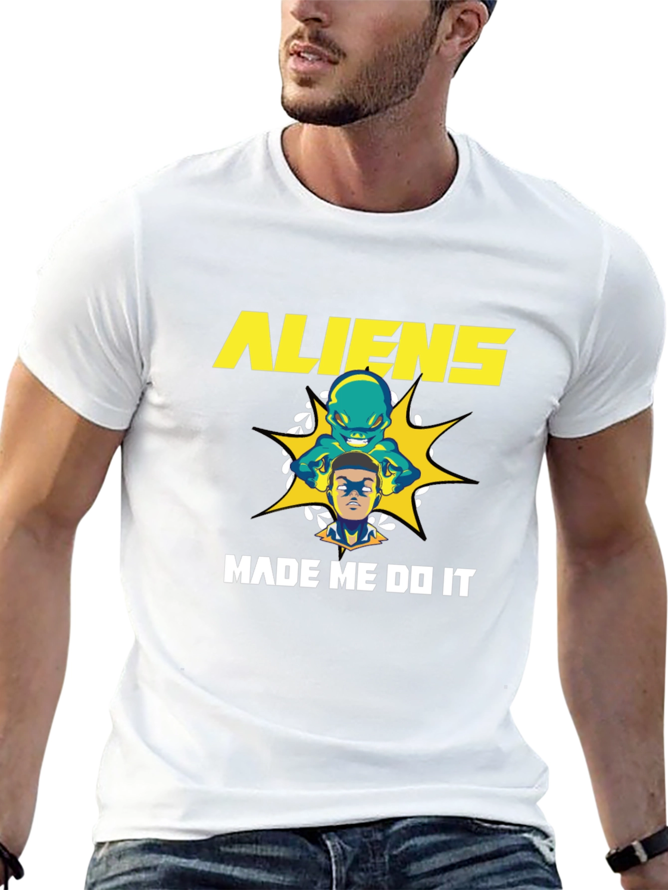Aliens Made Me Do It Graphic Tee