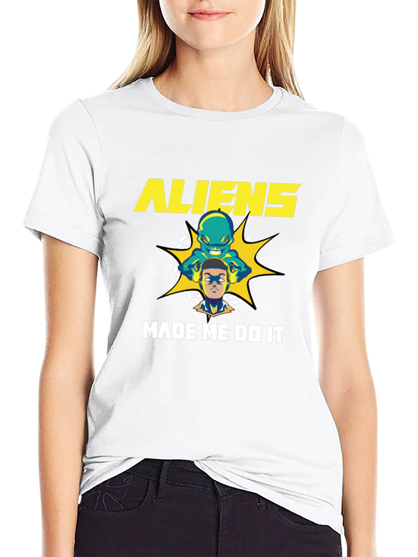 Aliens Made Me Do It Graphic Tee