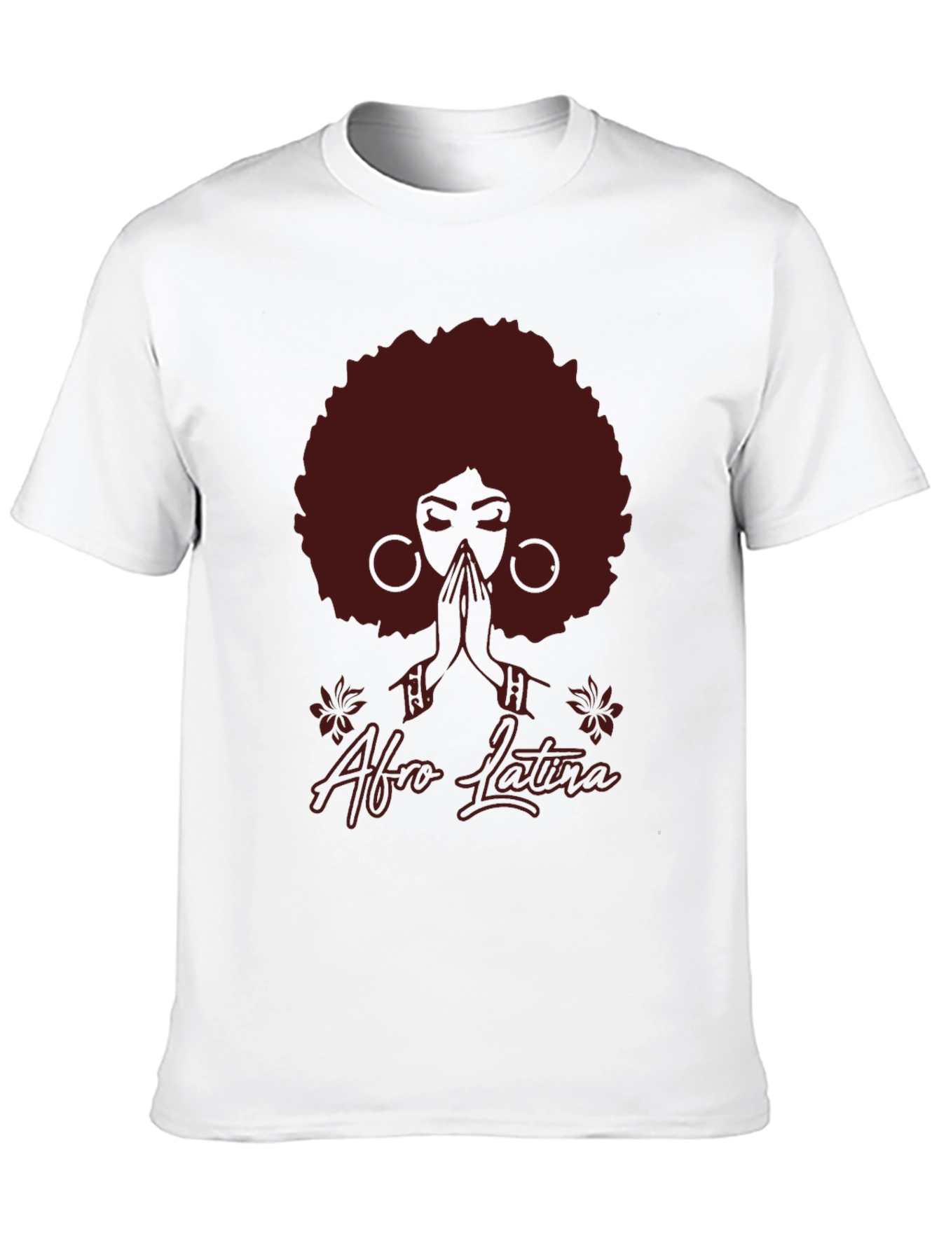 Afro Latina Graphic T-Shirt - Black