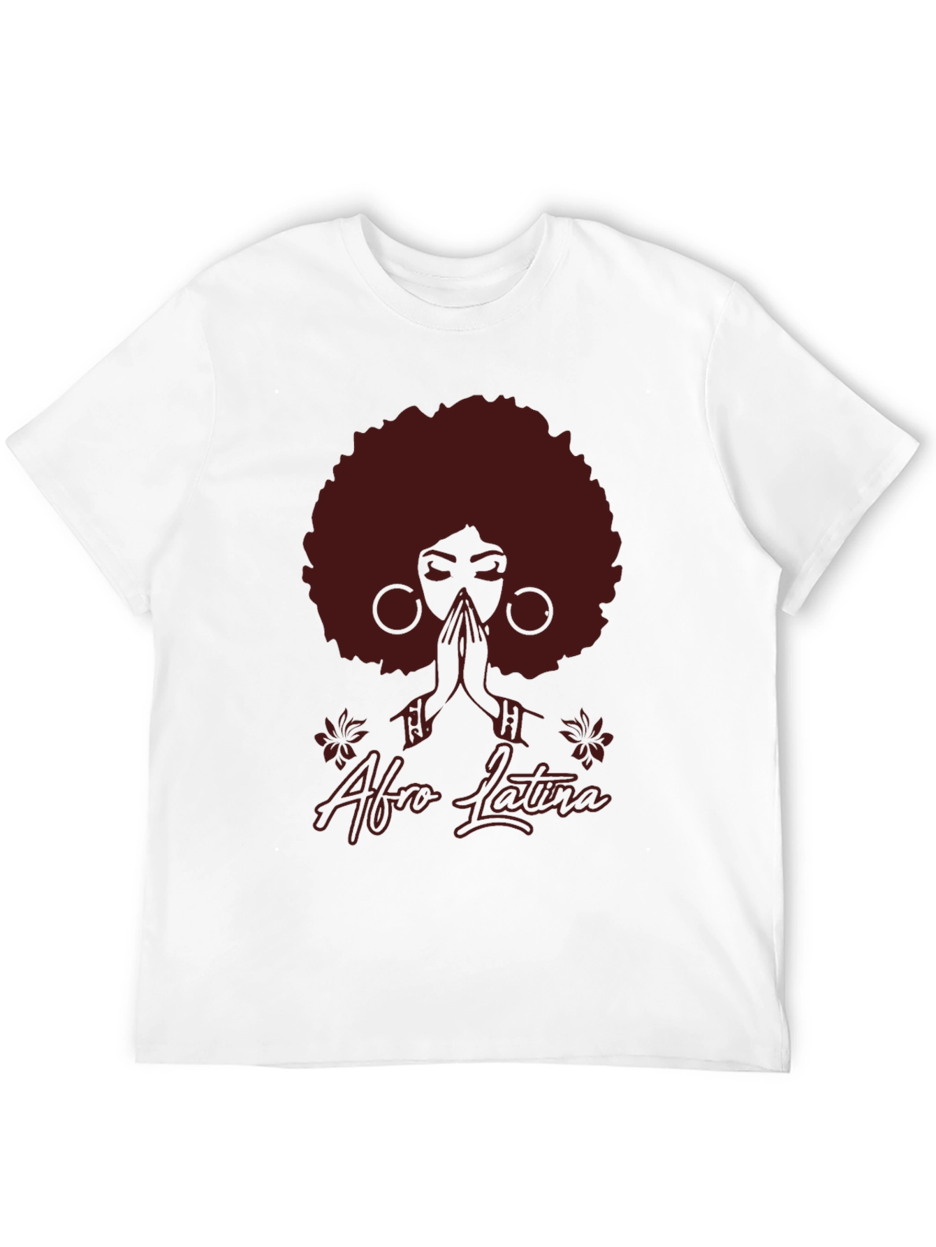 Afro Latina Graphic T-Shirt - Black