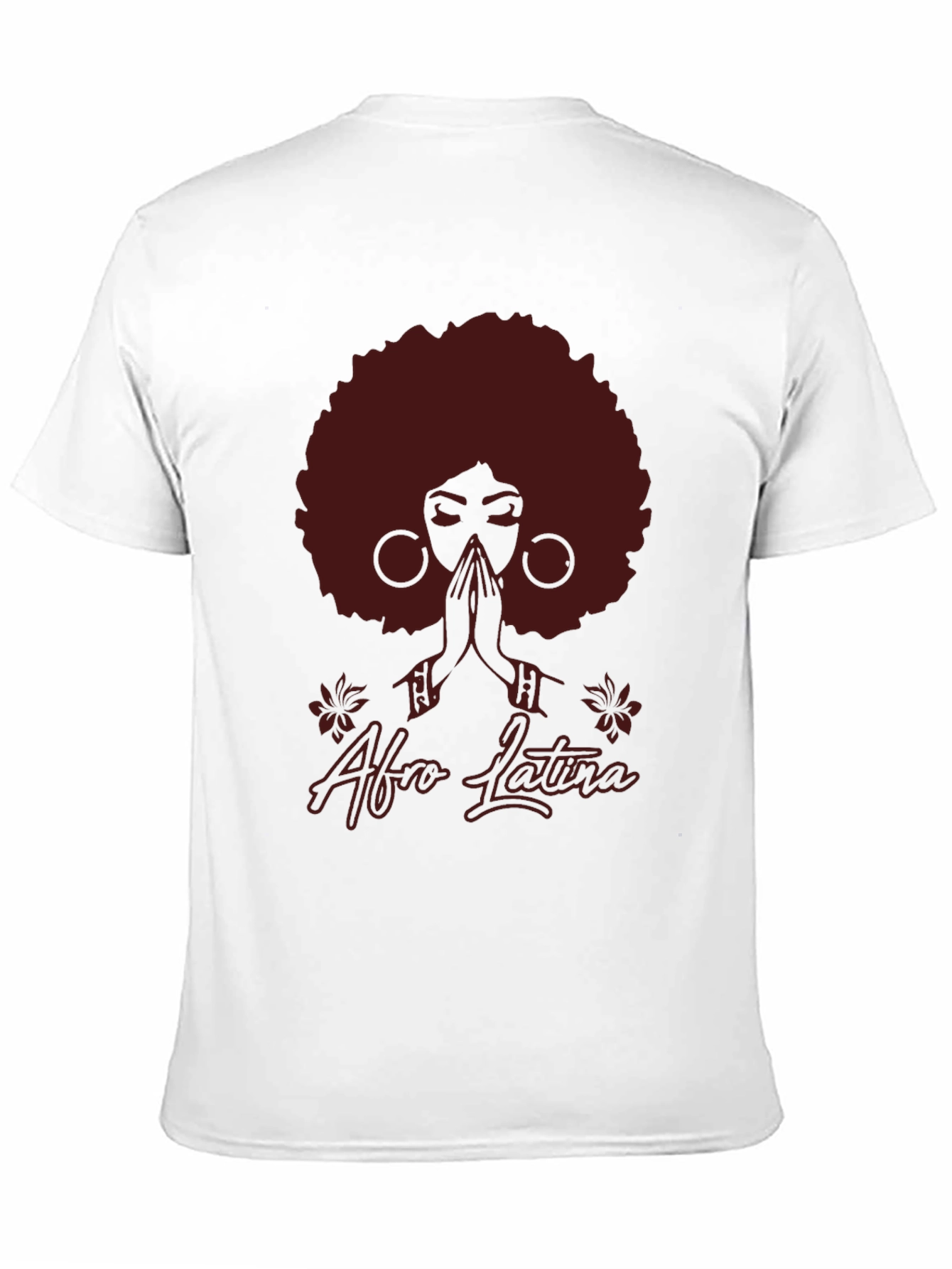 Afro Latina Graphic T-Shirt - Black