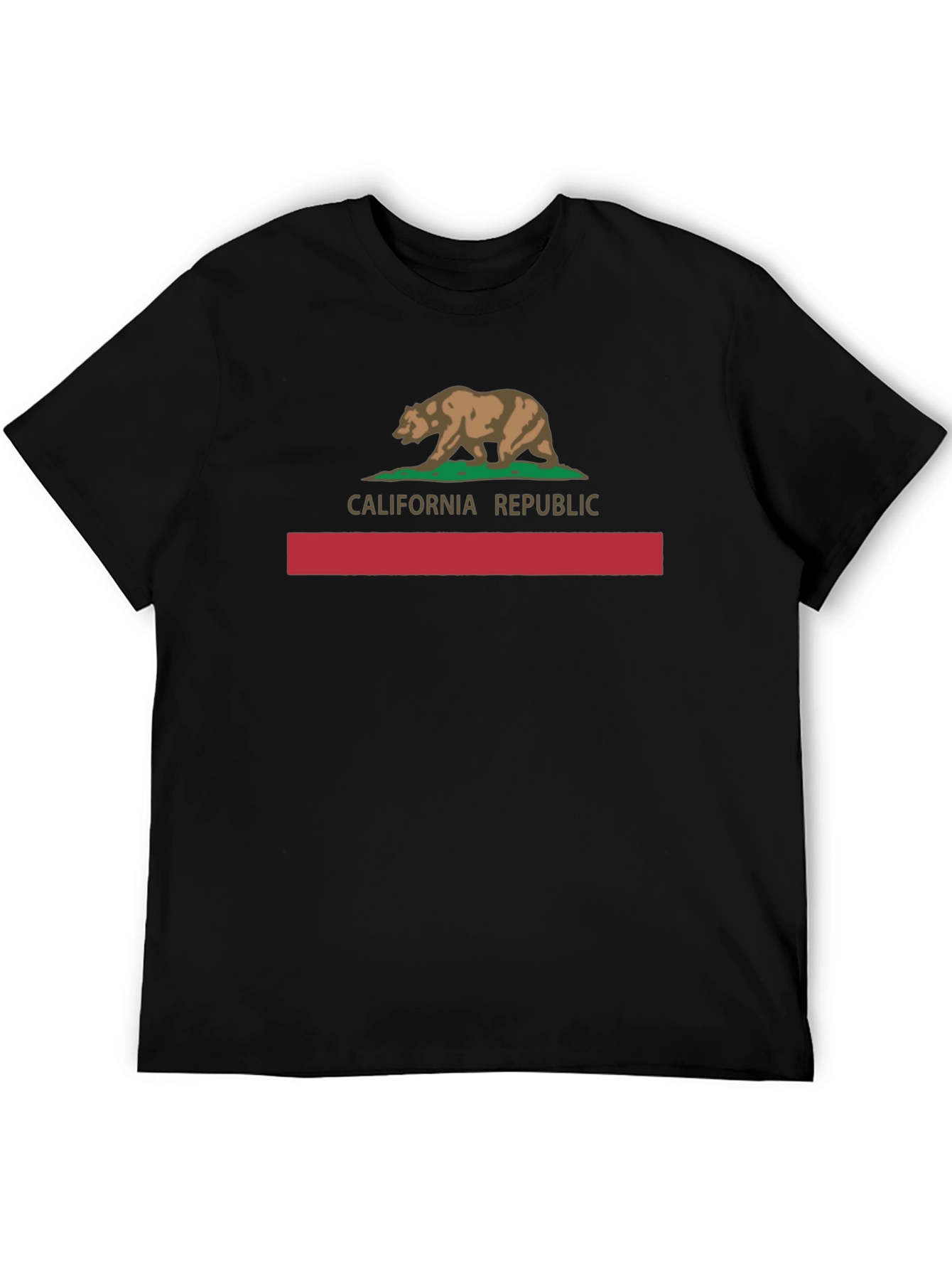 California Republic Bear T-Shirt - Black