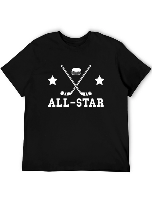 All-Star Hockey Graphic T-Shirt - Black