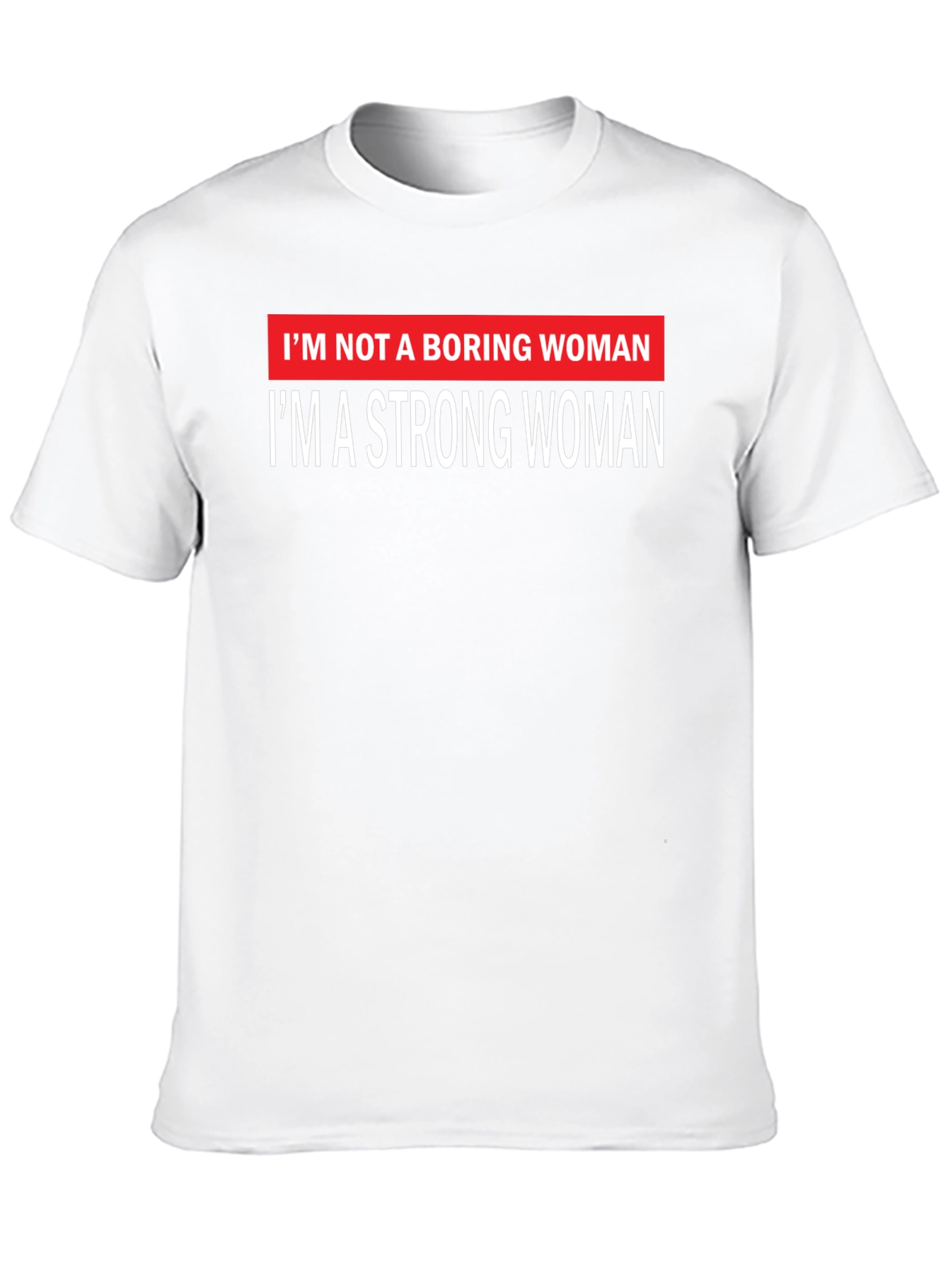 Strong Woman Graphic Tee - Empowering Design