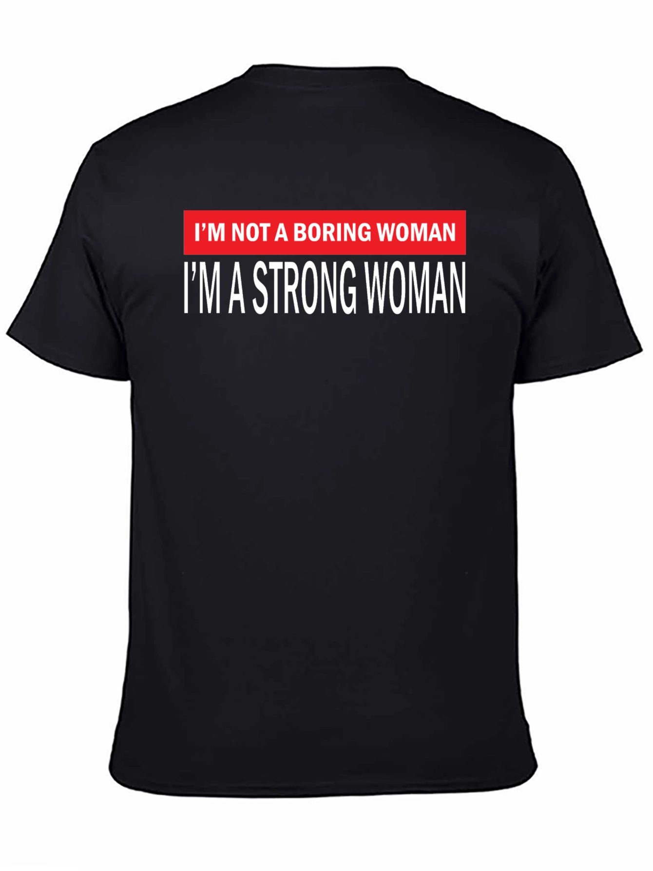 Strong Woman Graphic Tee - Empowering Design