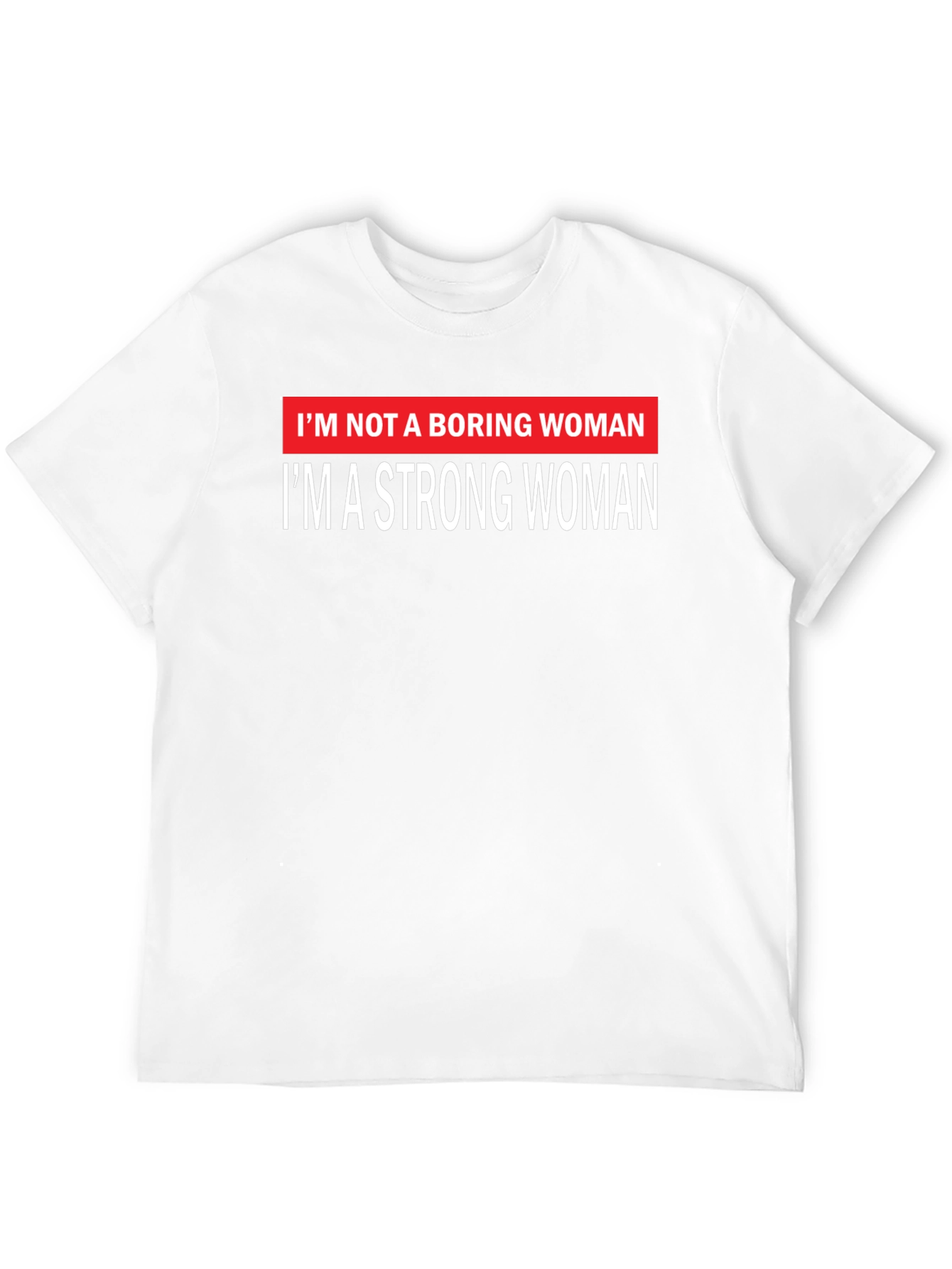 Strong Woman Graphic Tee - Empowering Design