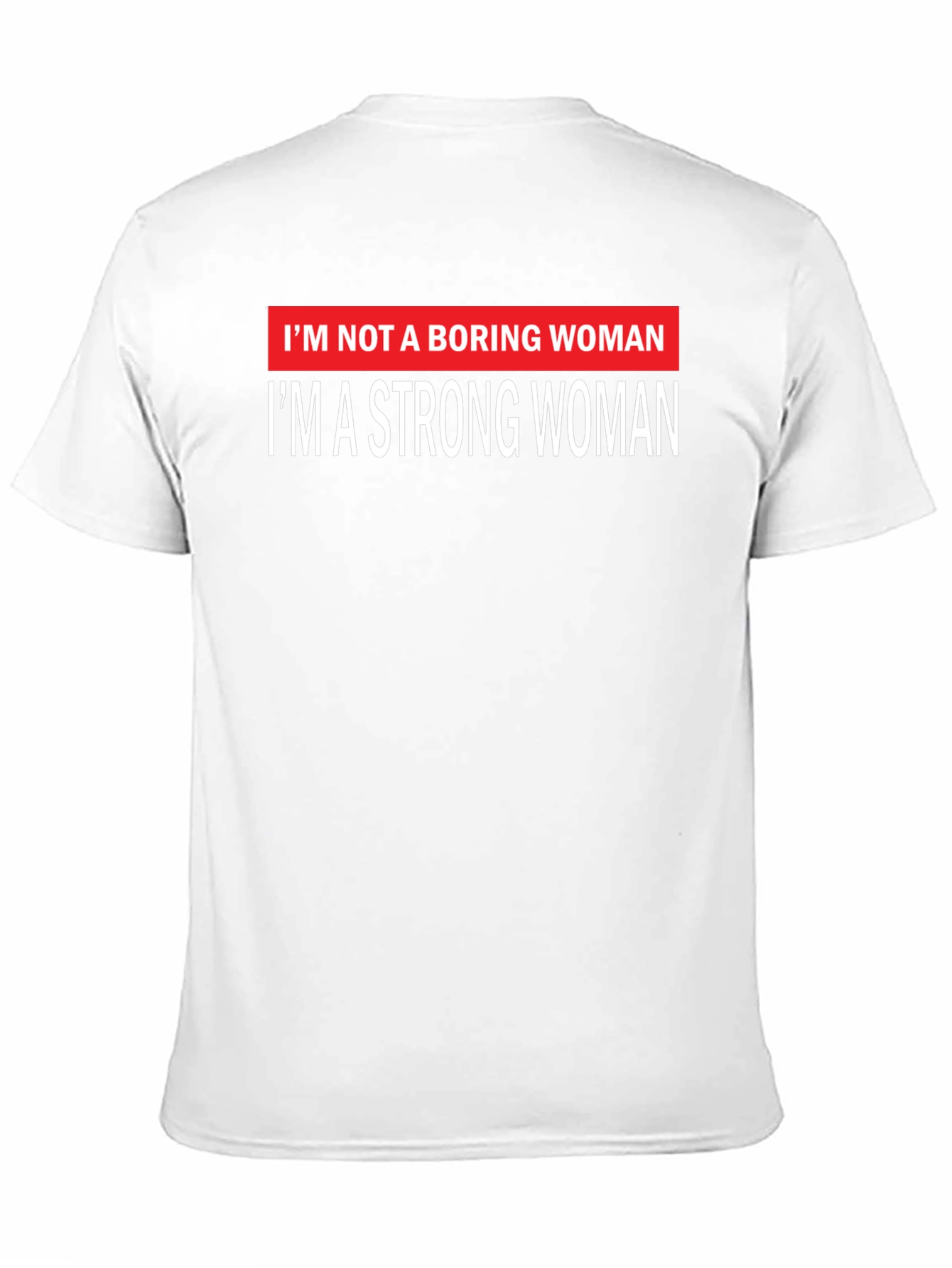 Strong Woman Graphic Tee - Empowering Design
