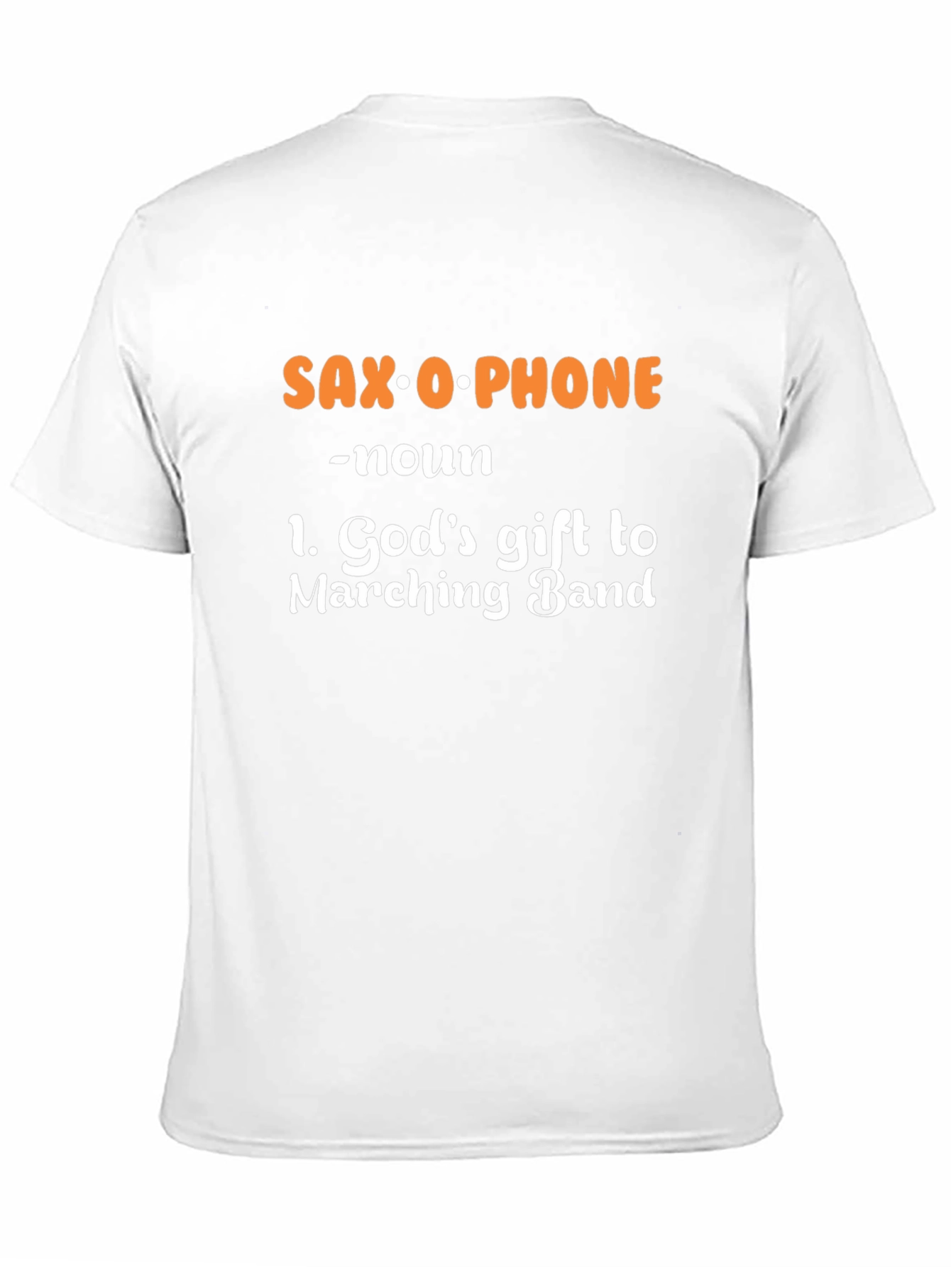 Saxophone Definition Black T-Shirt