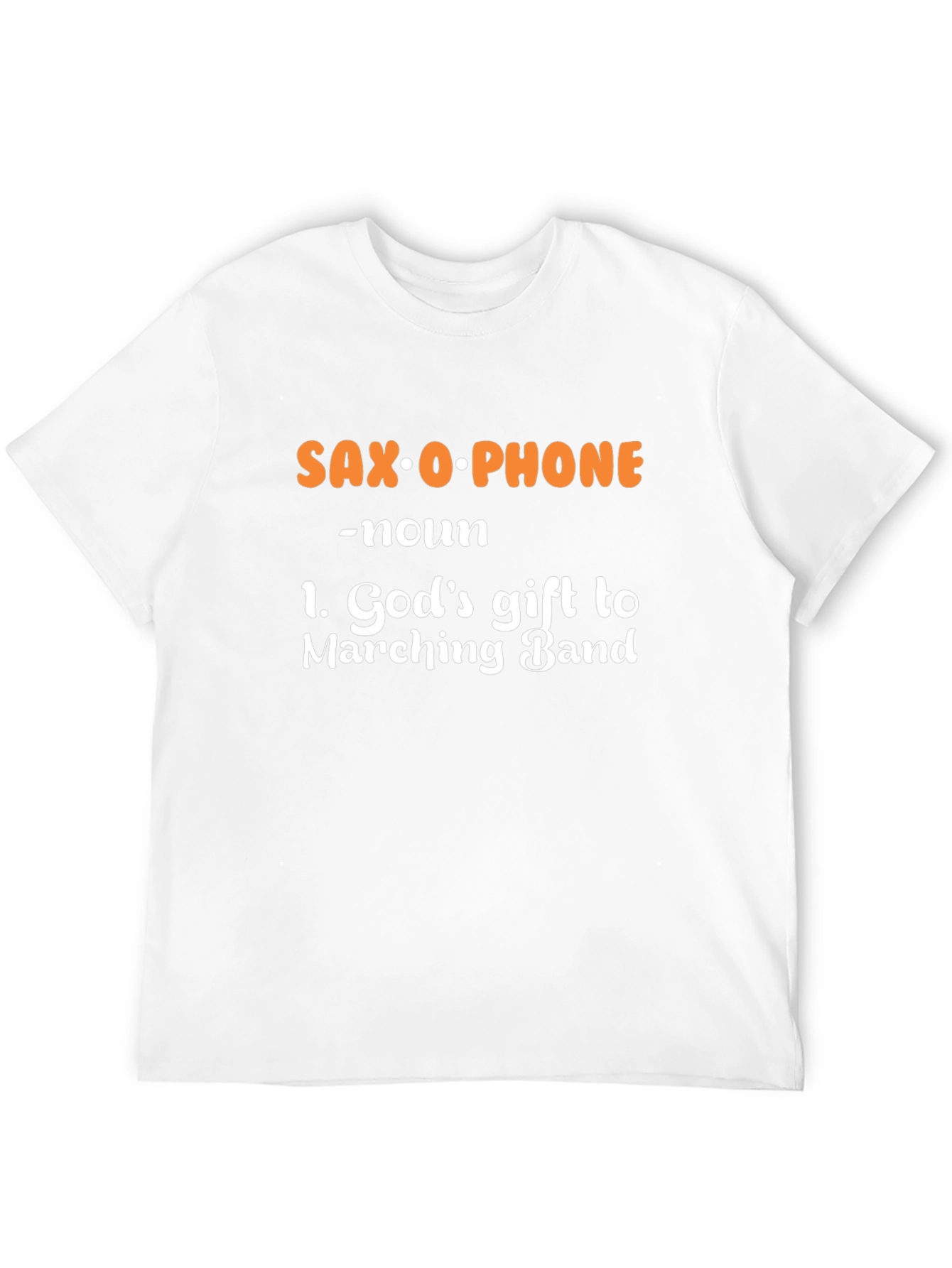 Saxophone Definition Black T-Shirt