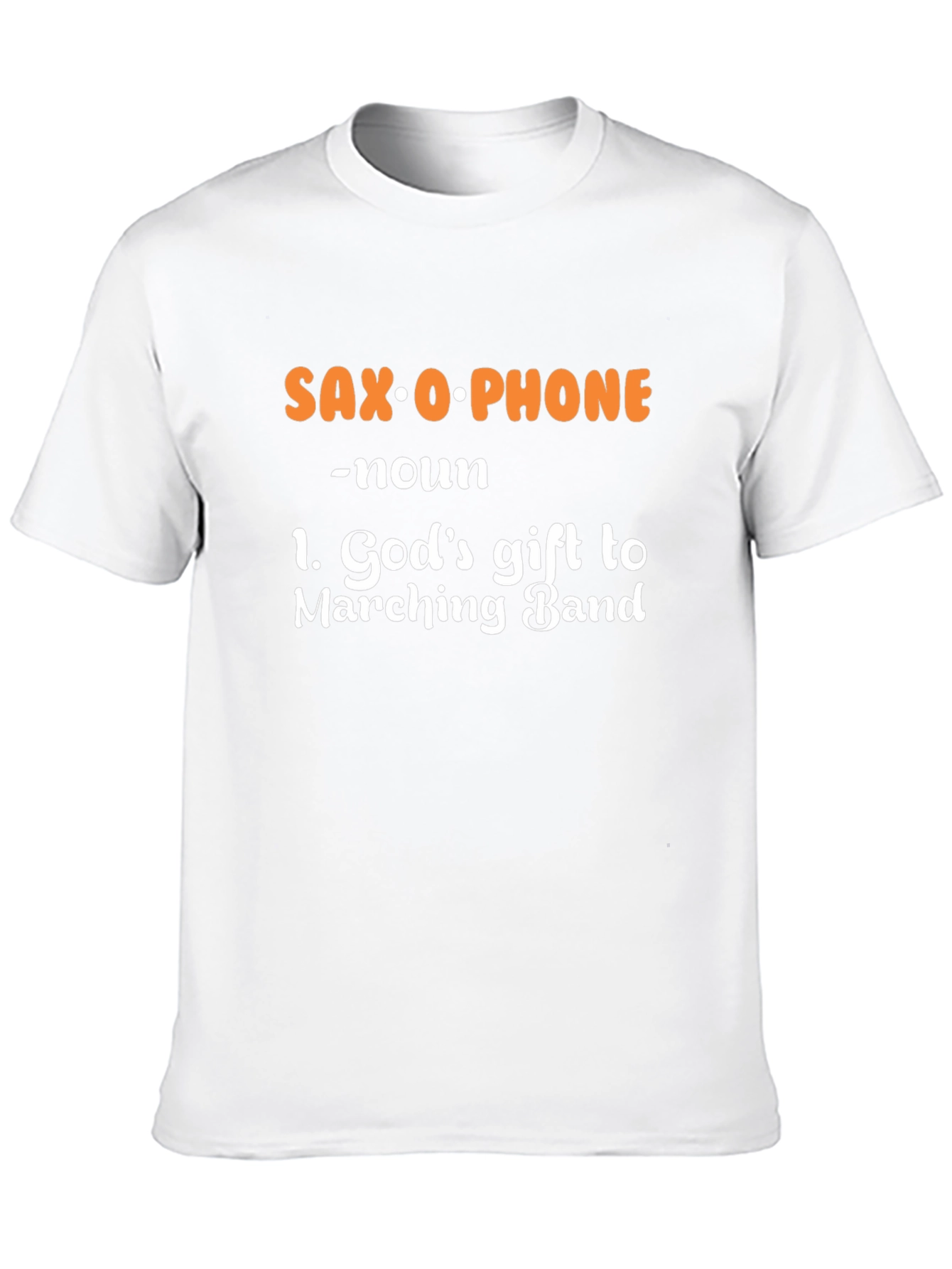 Saxophone Definition Black T-Shirt