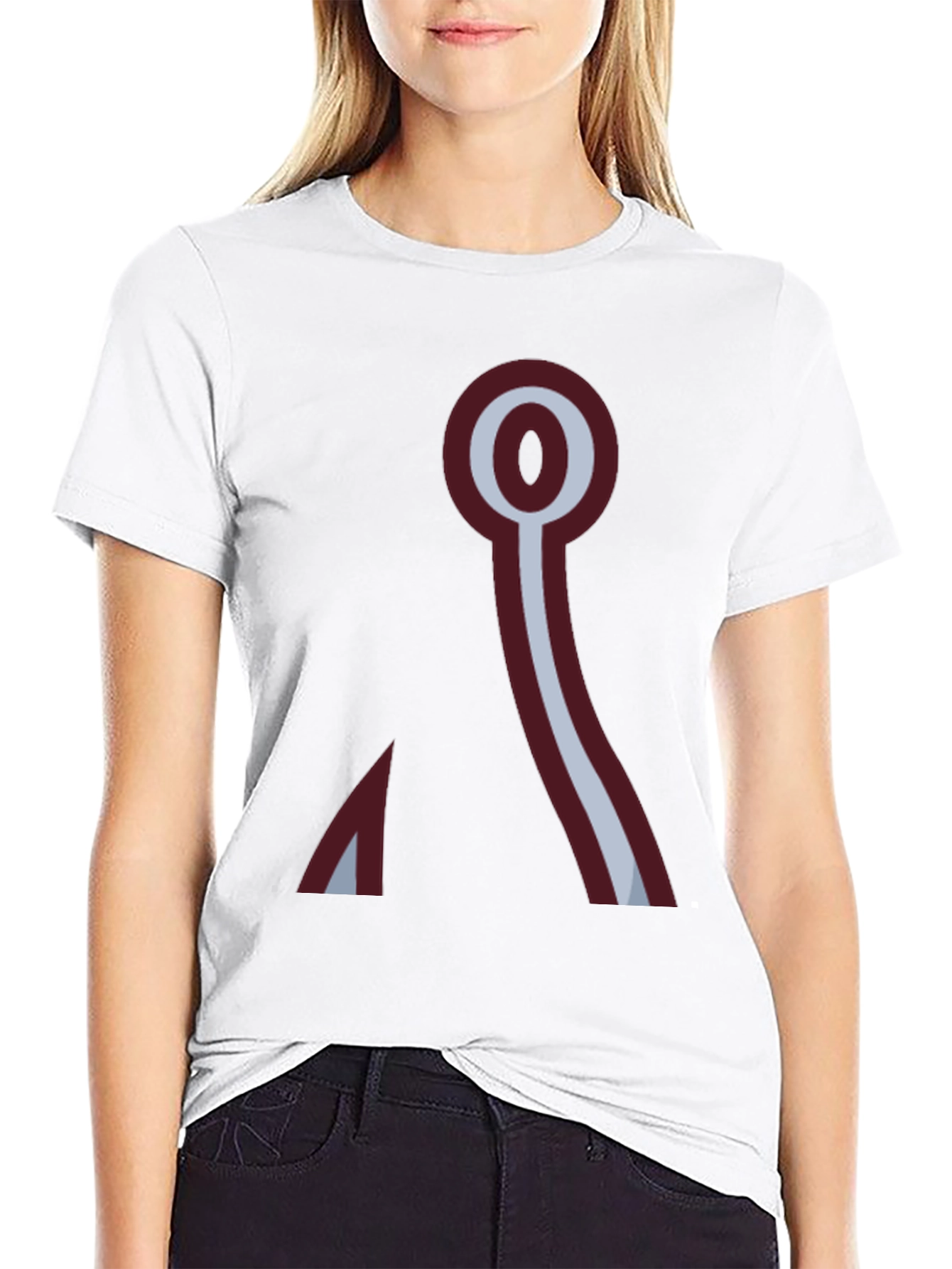 Abstract Symbol Graphic Print T-Shirt