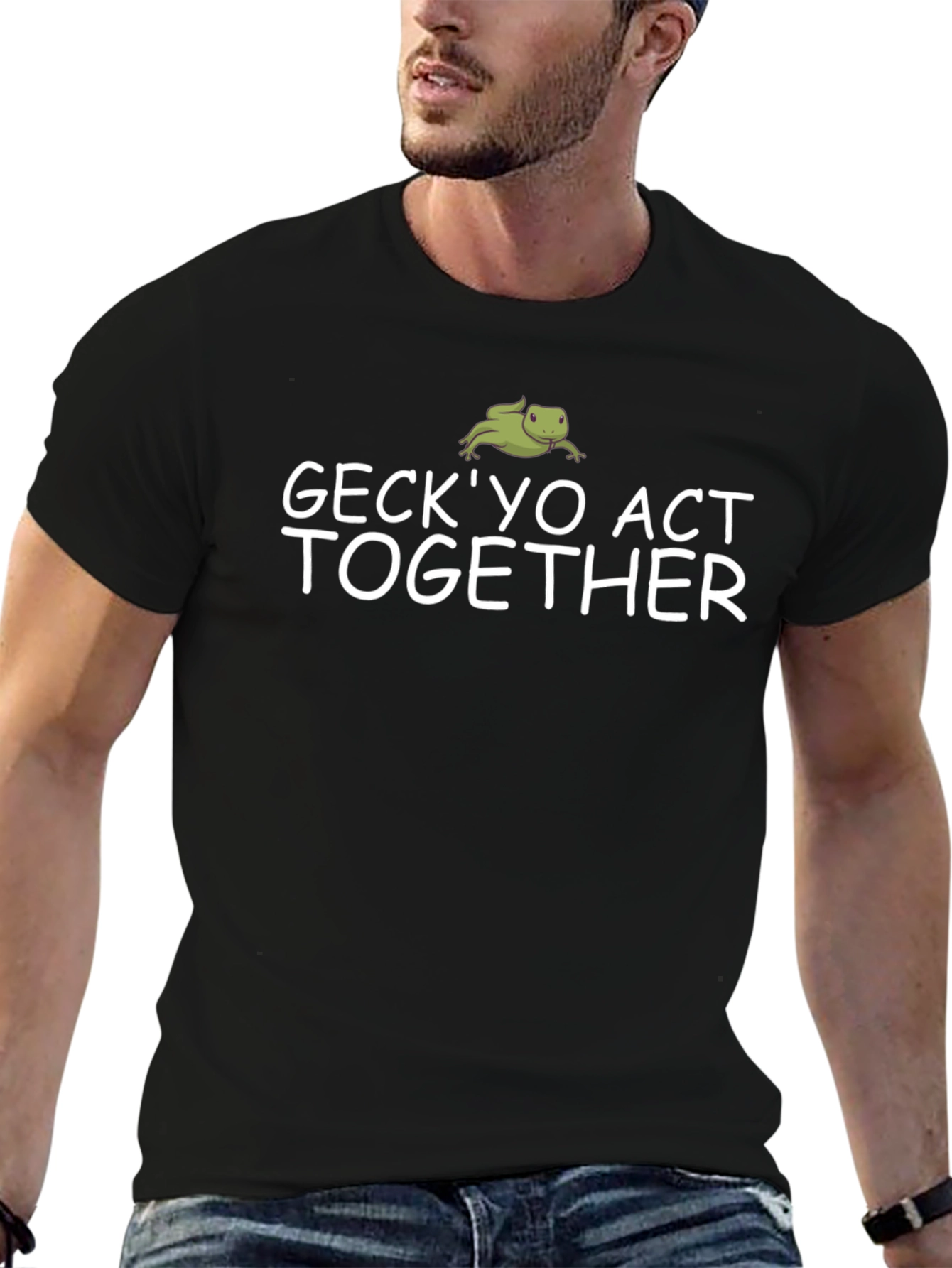 Gecko Act Together Graphic T-Shirt