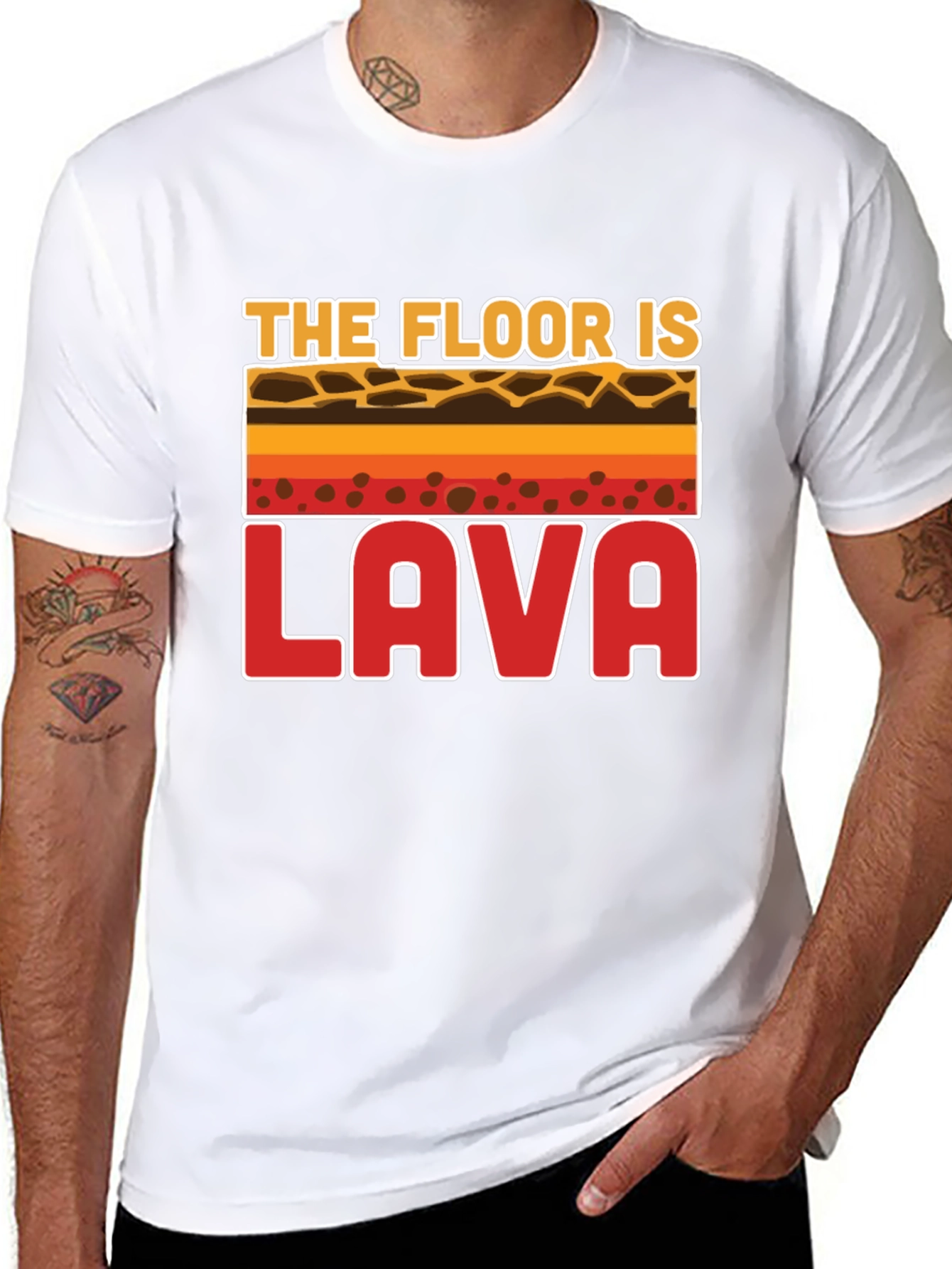 The Floor is Lava Graphic T-Shirt