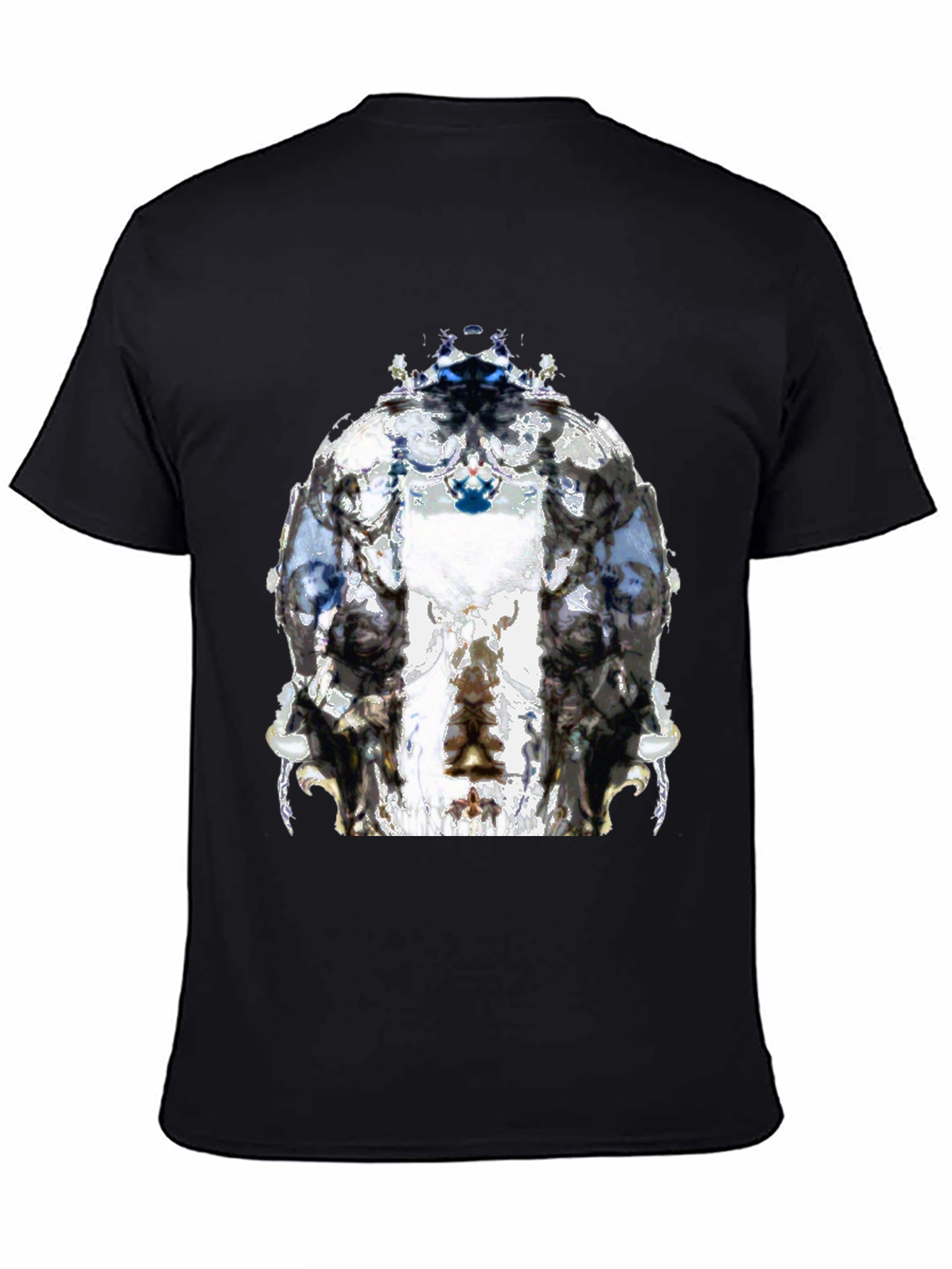 Abstract Art Graphic Black T-Shirt