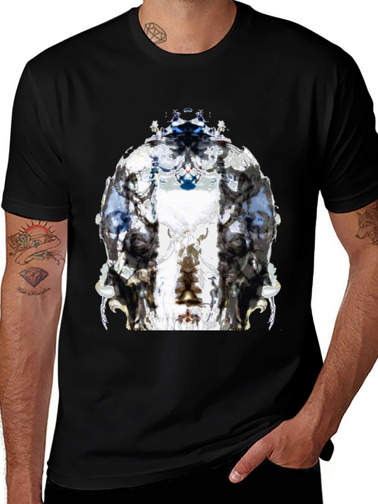 Abstract Art Graphic Black T-Shirt