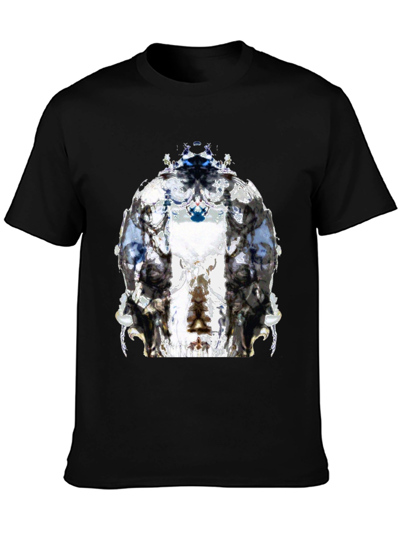 Abstract Art Graphic Black T-Shirt