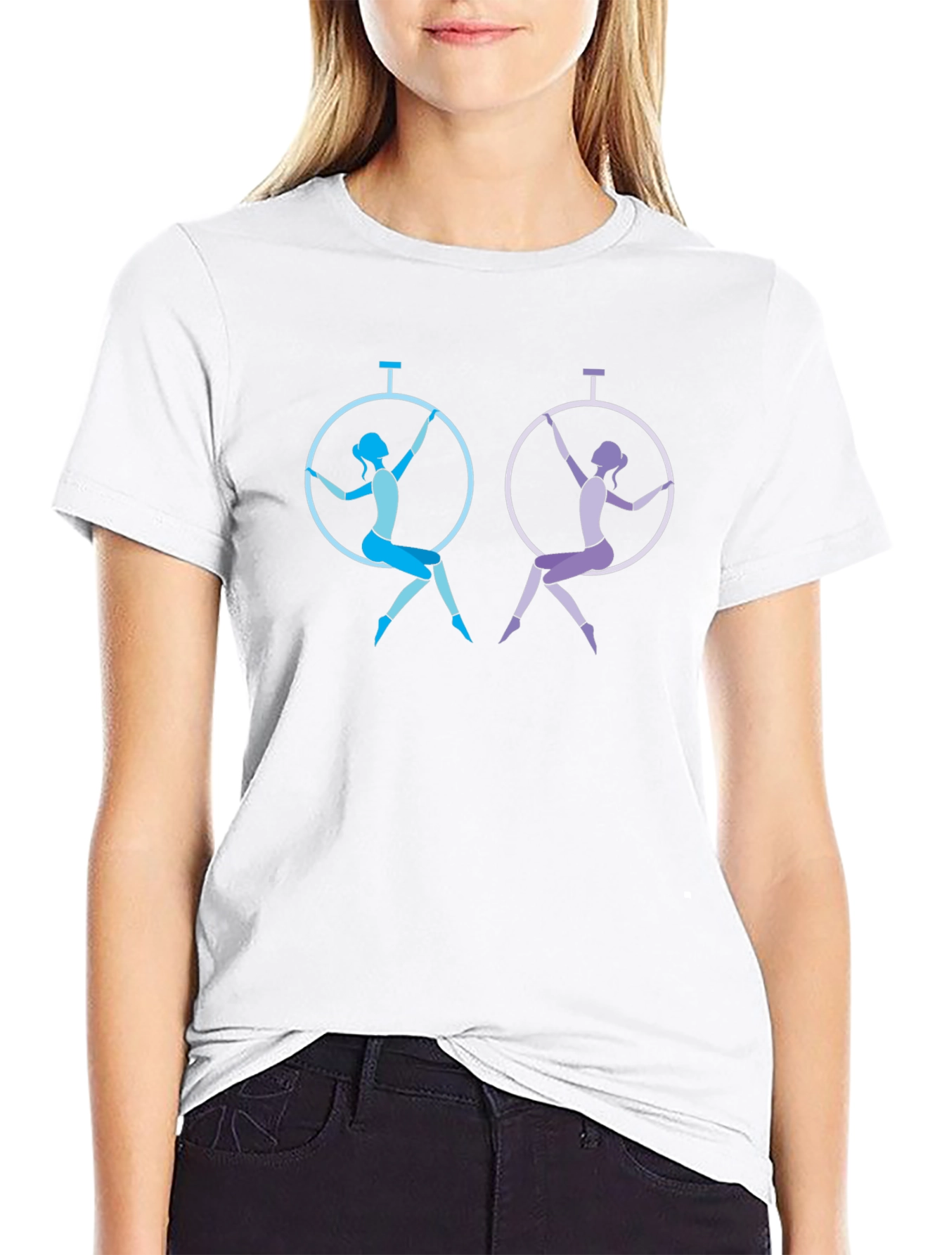 Aerial Acrobat Black T-Shirt