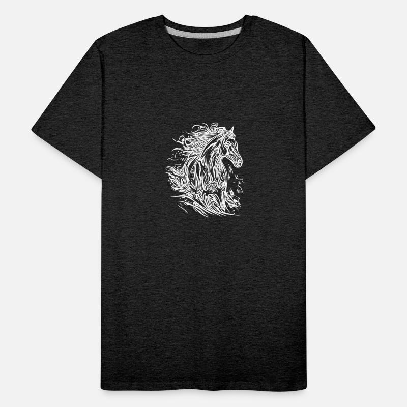 Galloping Stallion With Elegant Mane In The Wind