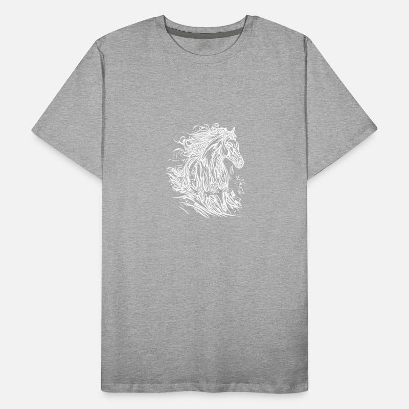 Galloping Stallion With Elegant Mane In The Wind