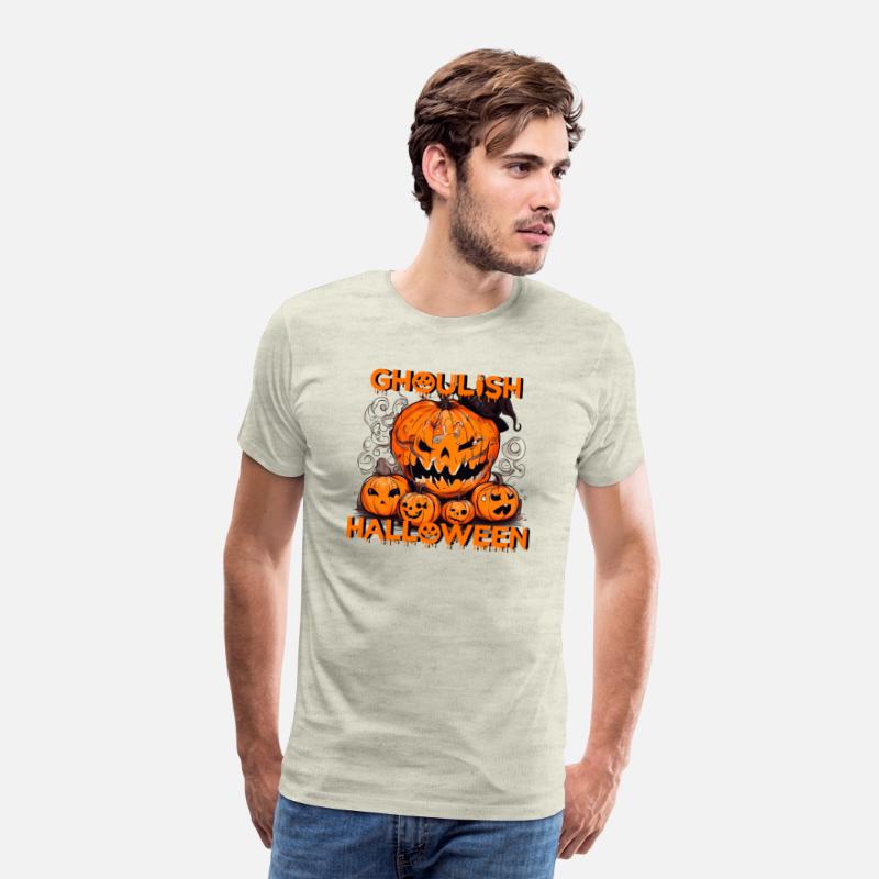 Ghoulish Halloween scary pumpkin outfit
